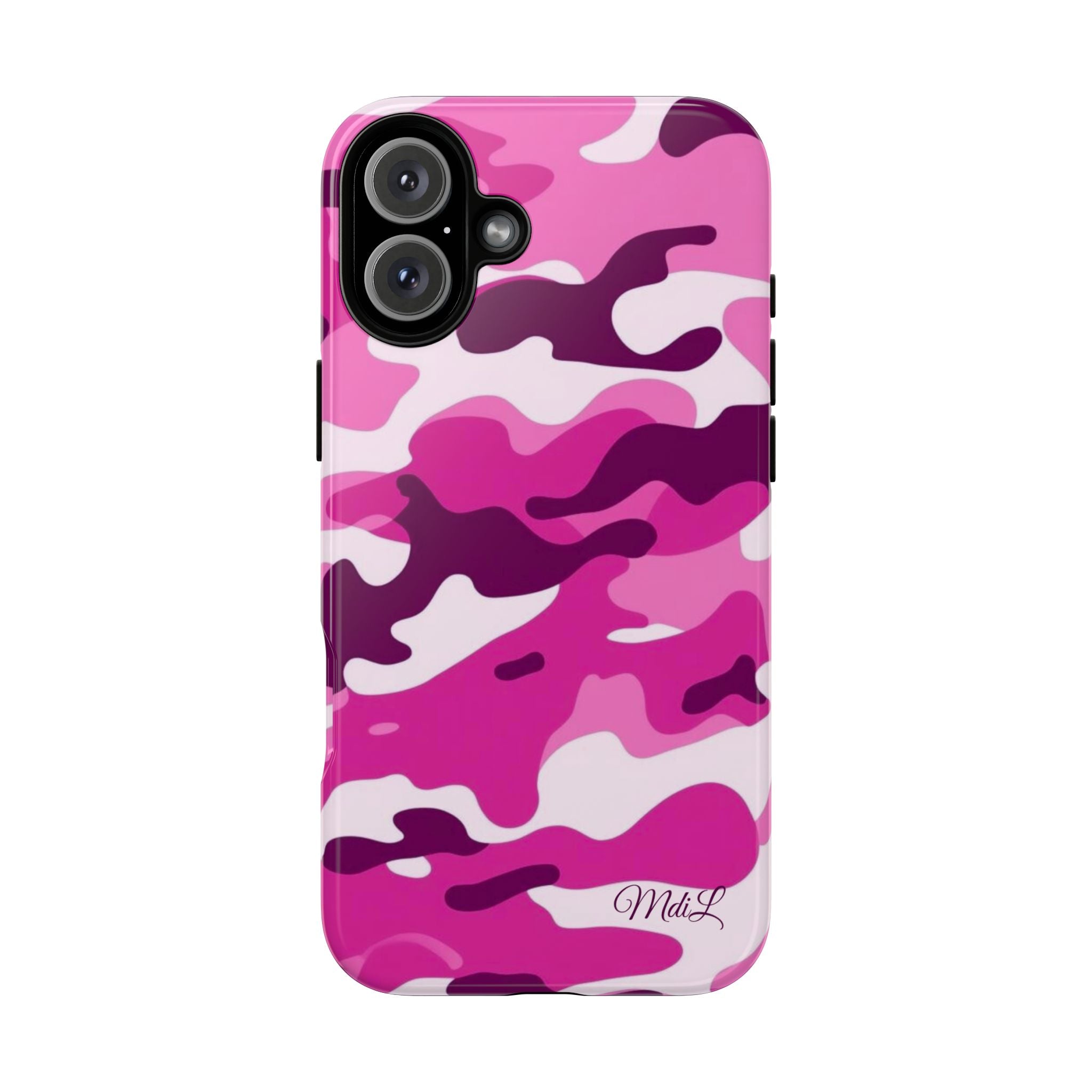 Magenta Camo iPhone Case