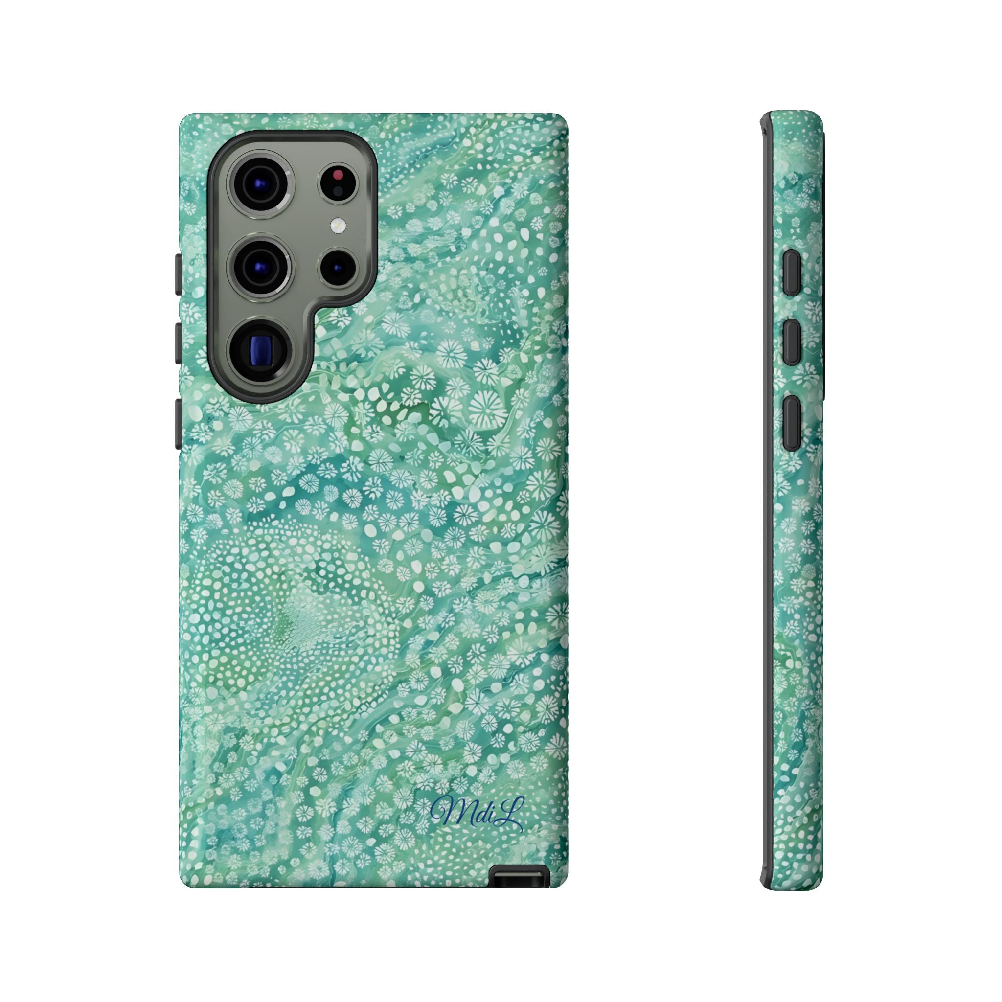 Teal Florals