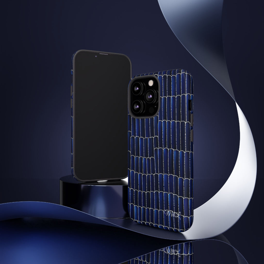 Watercolor Diamonds | Midnight Blue - Mare di Luna