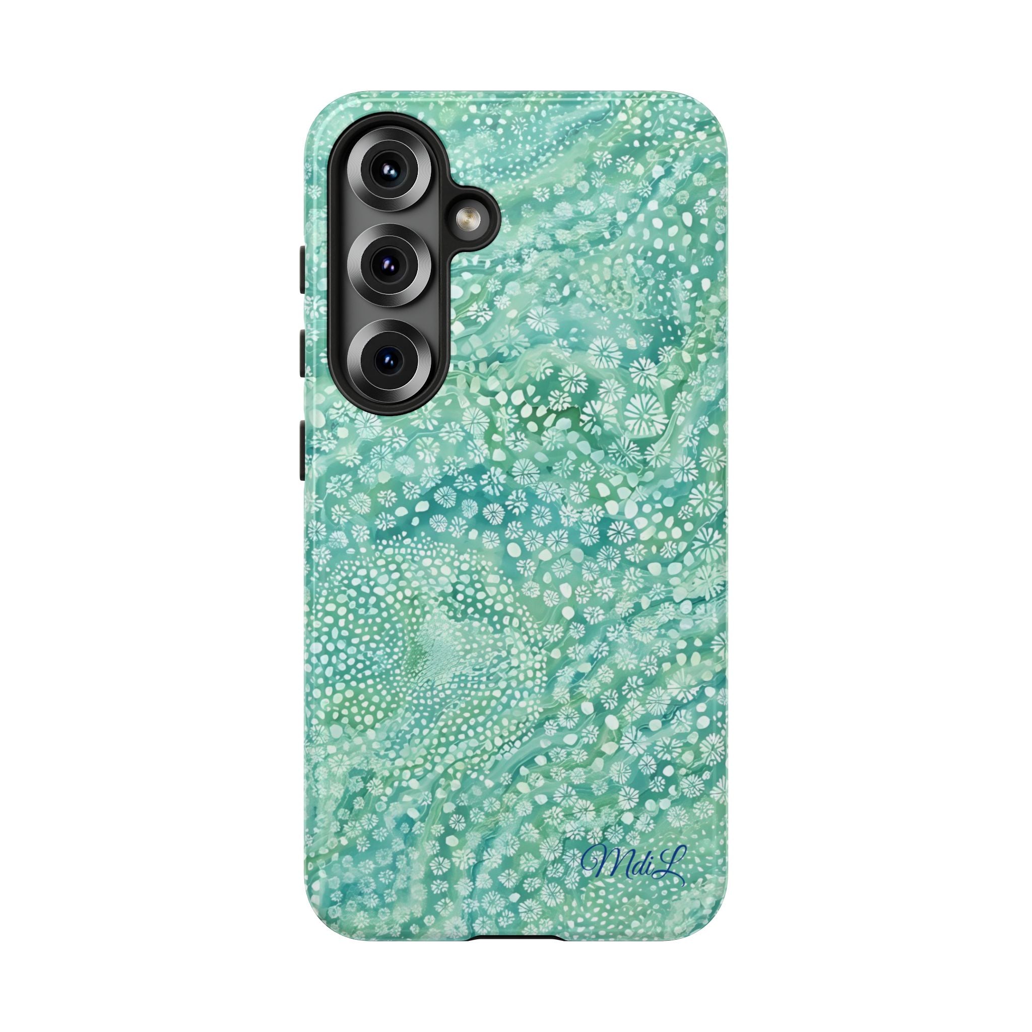 Teal Florals