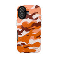 Orange Camo iPhone Case