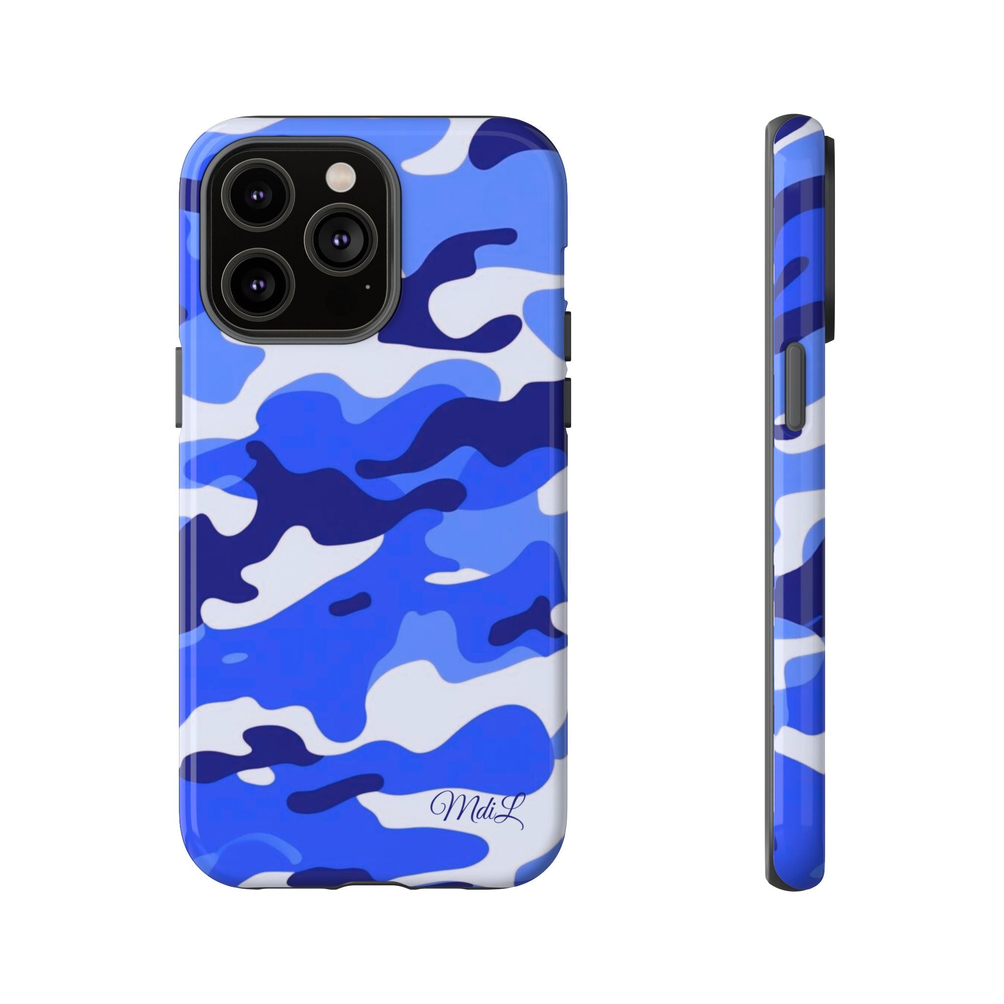 Blue Camo iPhone Case