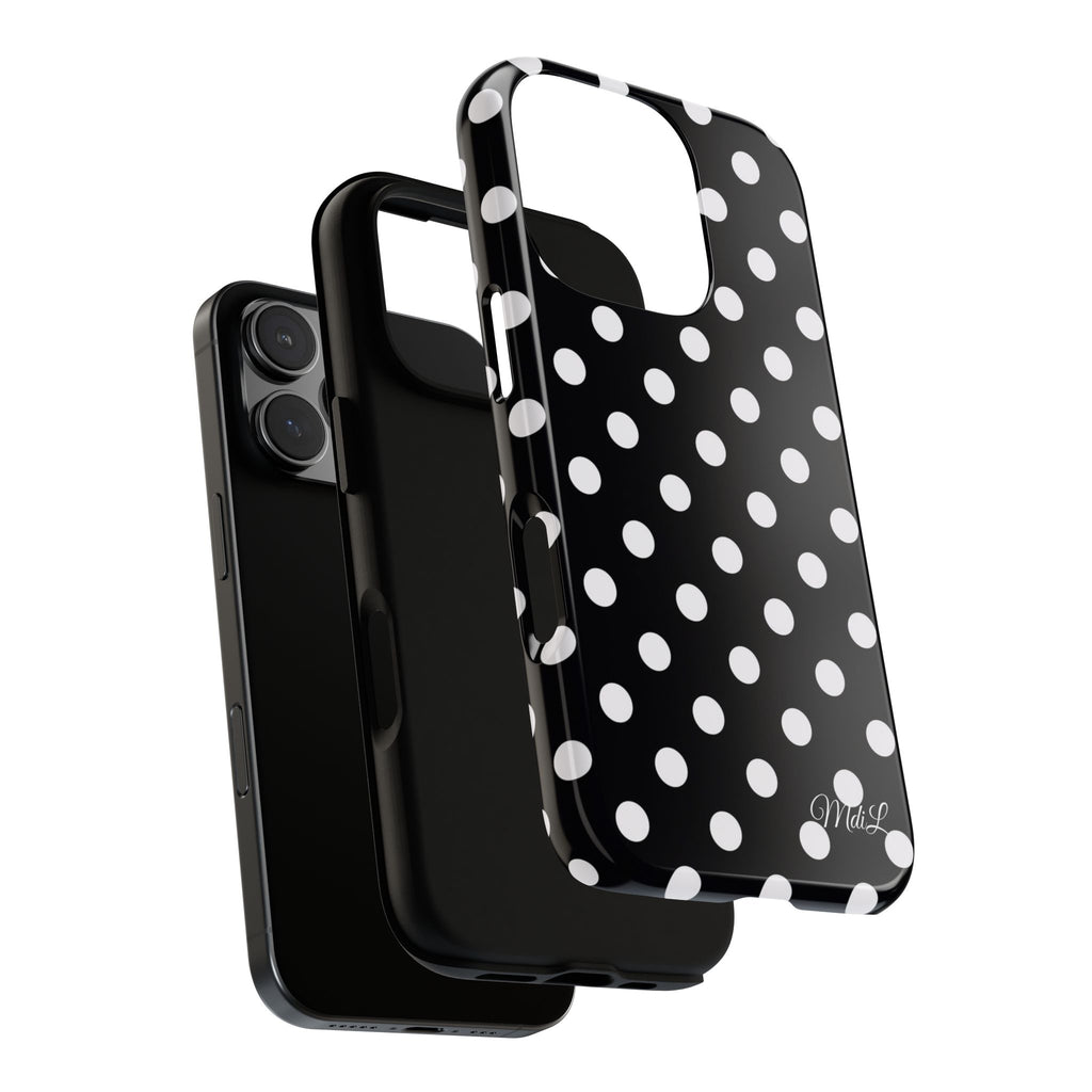 Polka Dots | White and Black - Mare di Luna