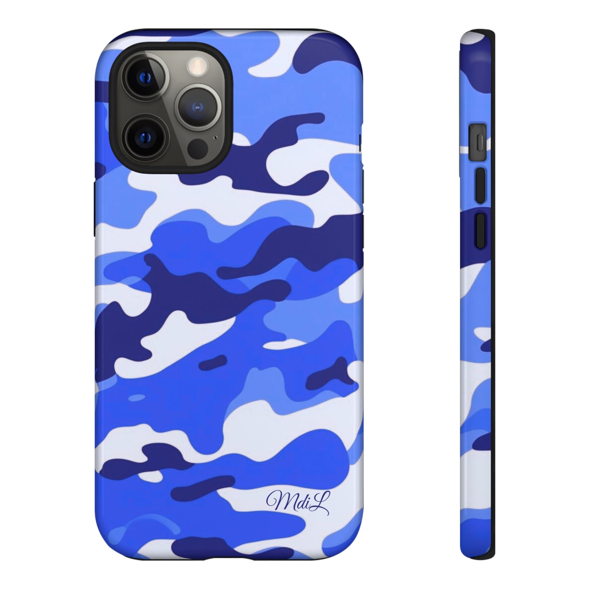 Blue Camo iPhone Case