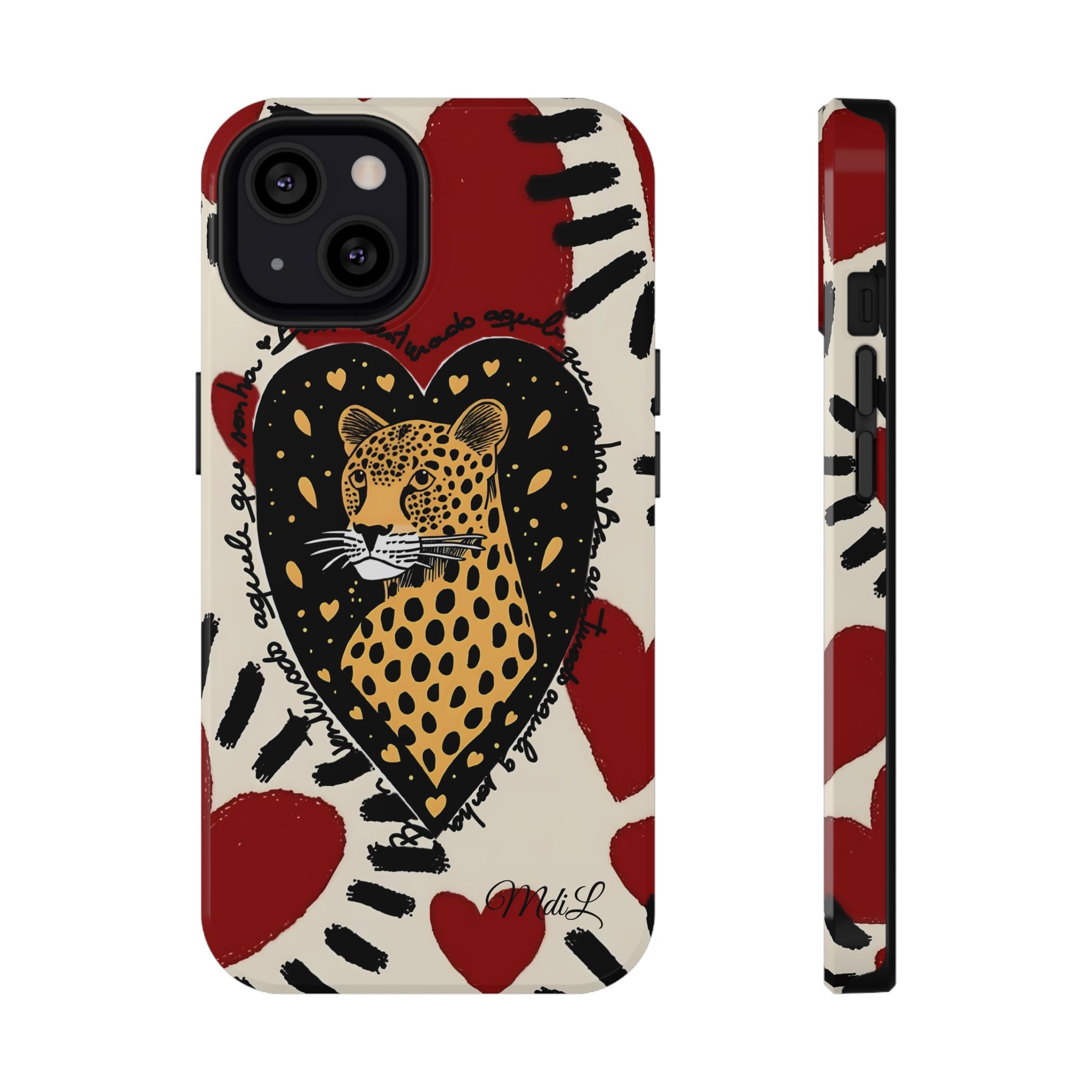 Leopard Hearts MagSafe