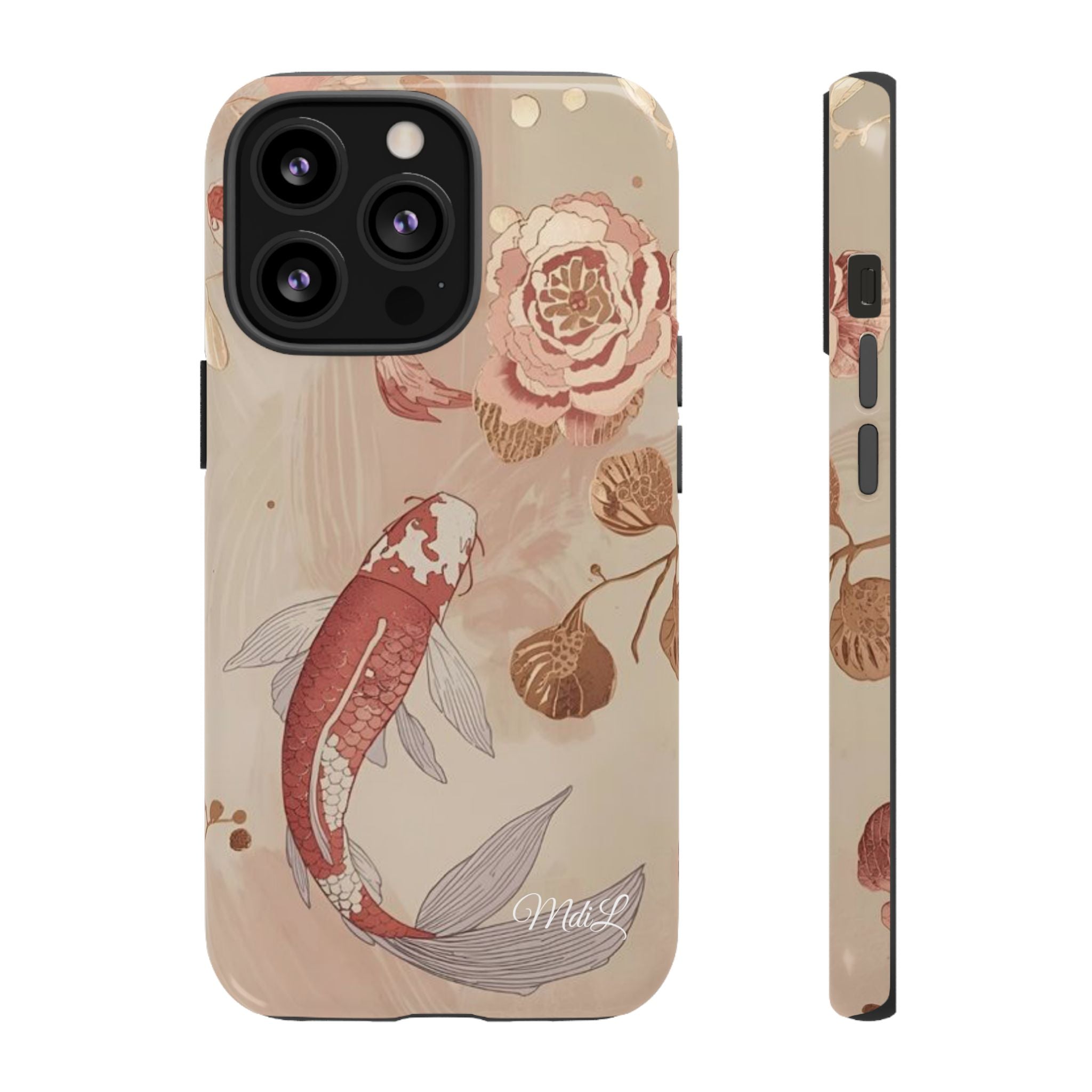 Rosy Koi Pond iPhone Case