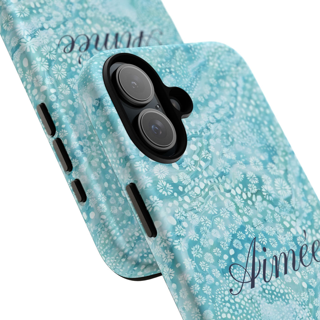 Teal Florals Personalized