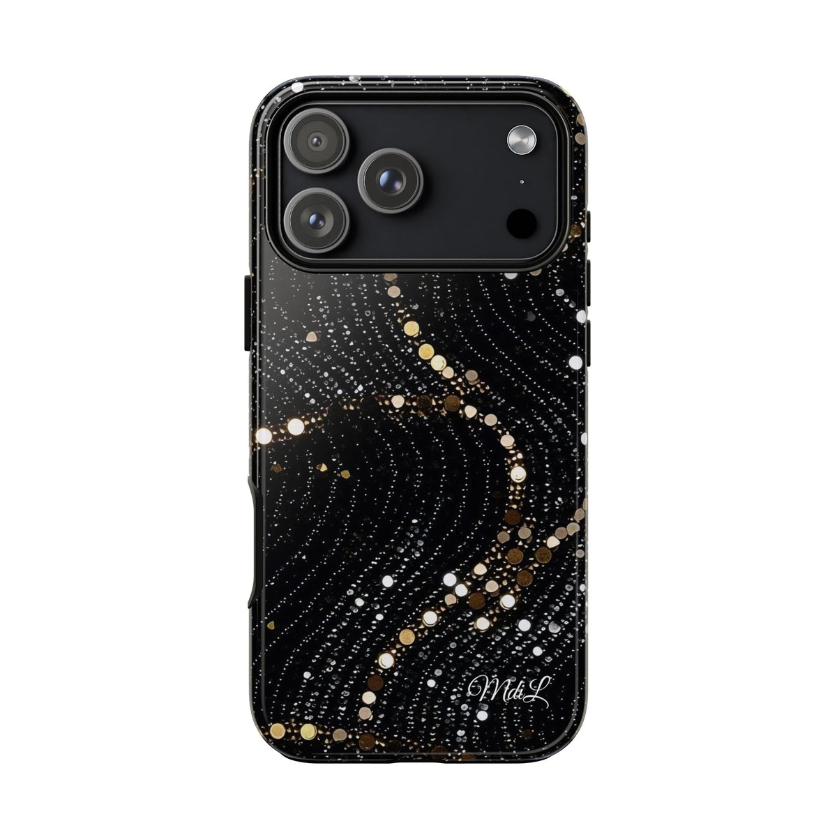 Sequin | Black and Gold - Mare di Luna