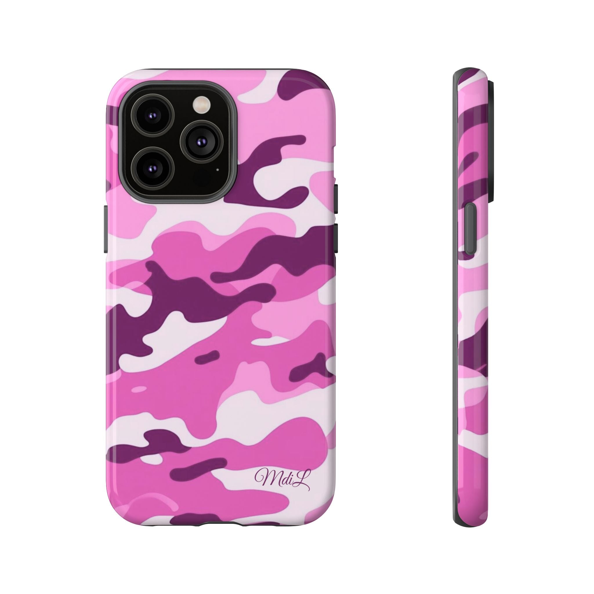 Fuschia Camo iPhone Case