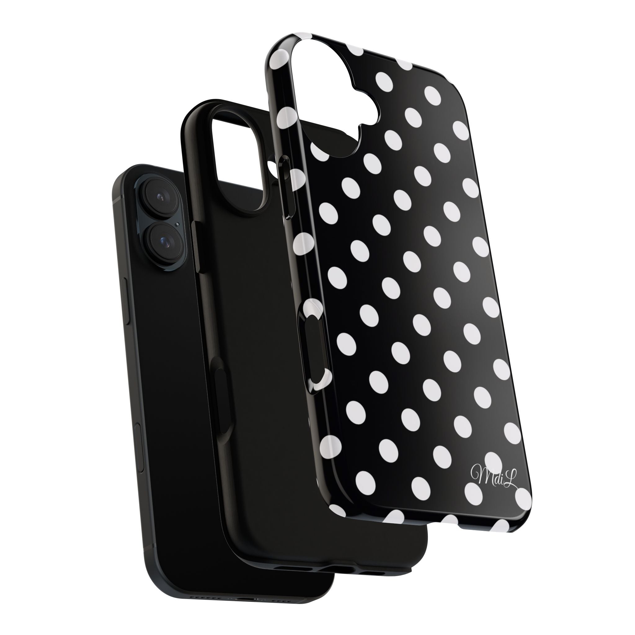 Polka Dots | White and Black - Mare di Luna