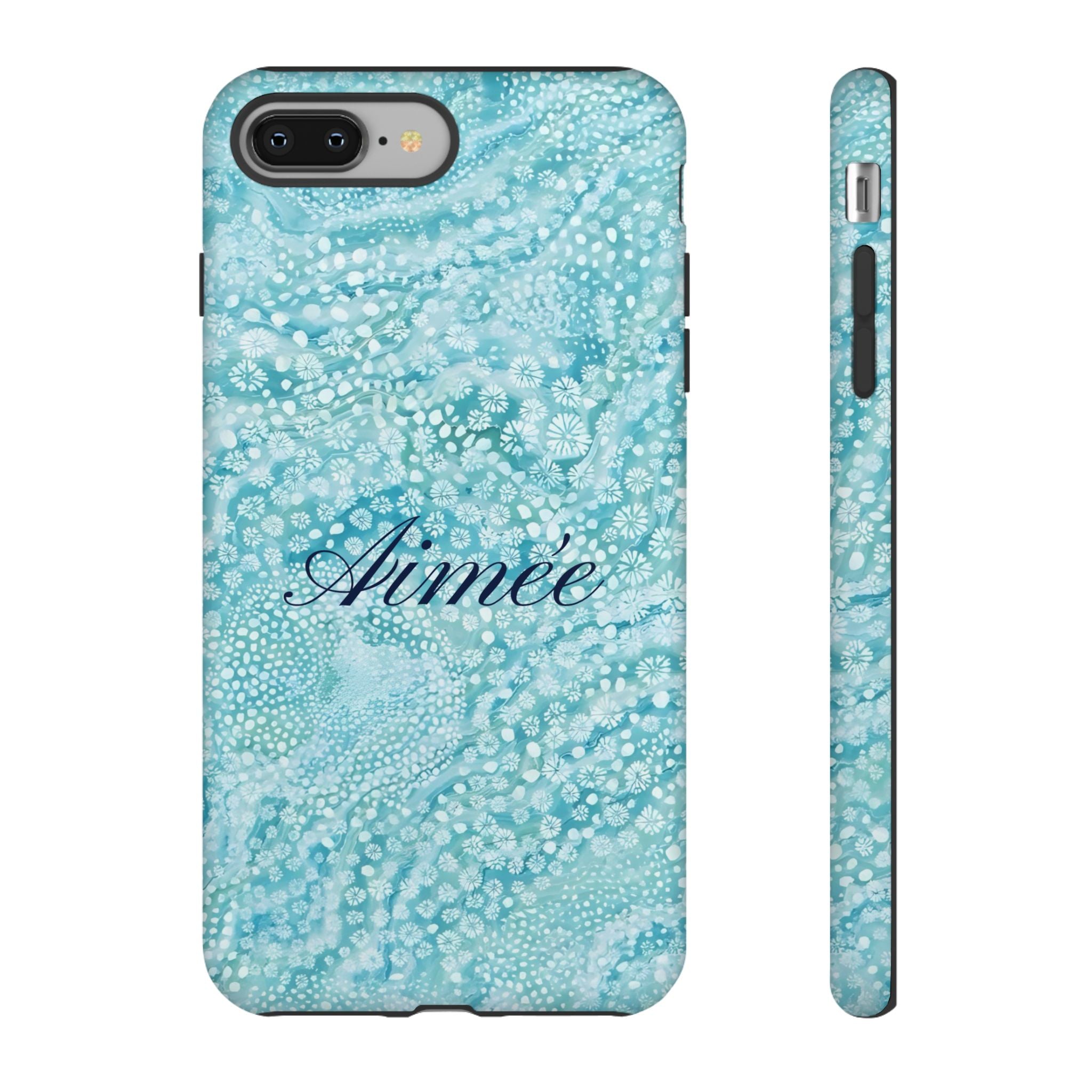 Teal Florals Personalized