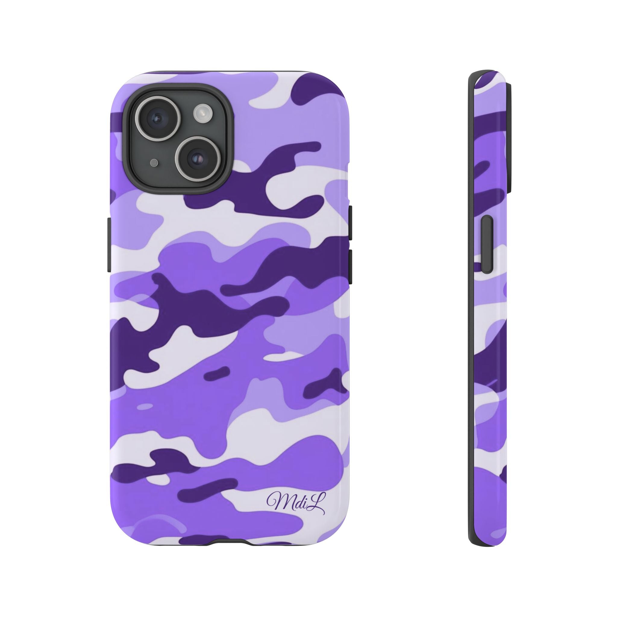 Purple Camo iPhone Case