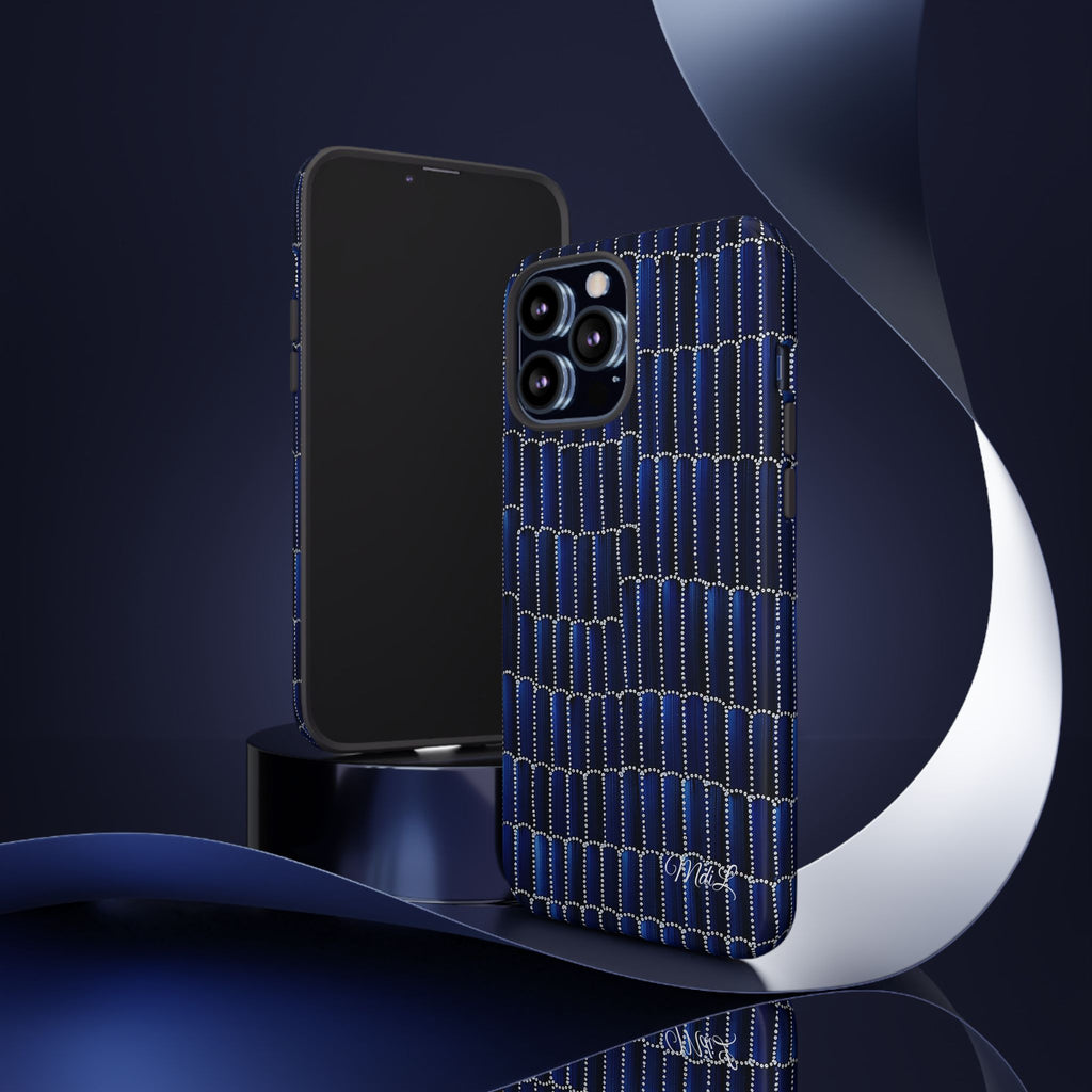 Watercolor Diamonds | Midnight Blue - Mare di Luna