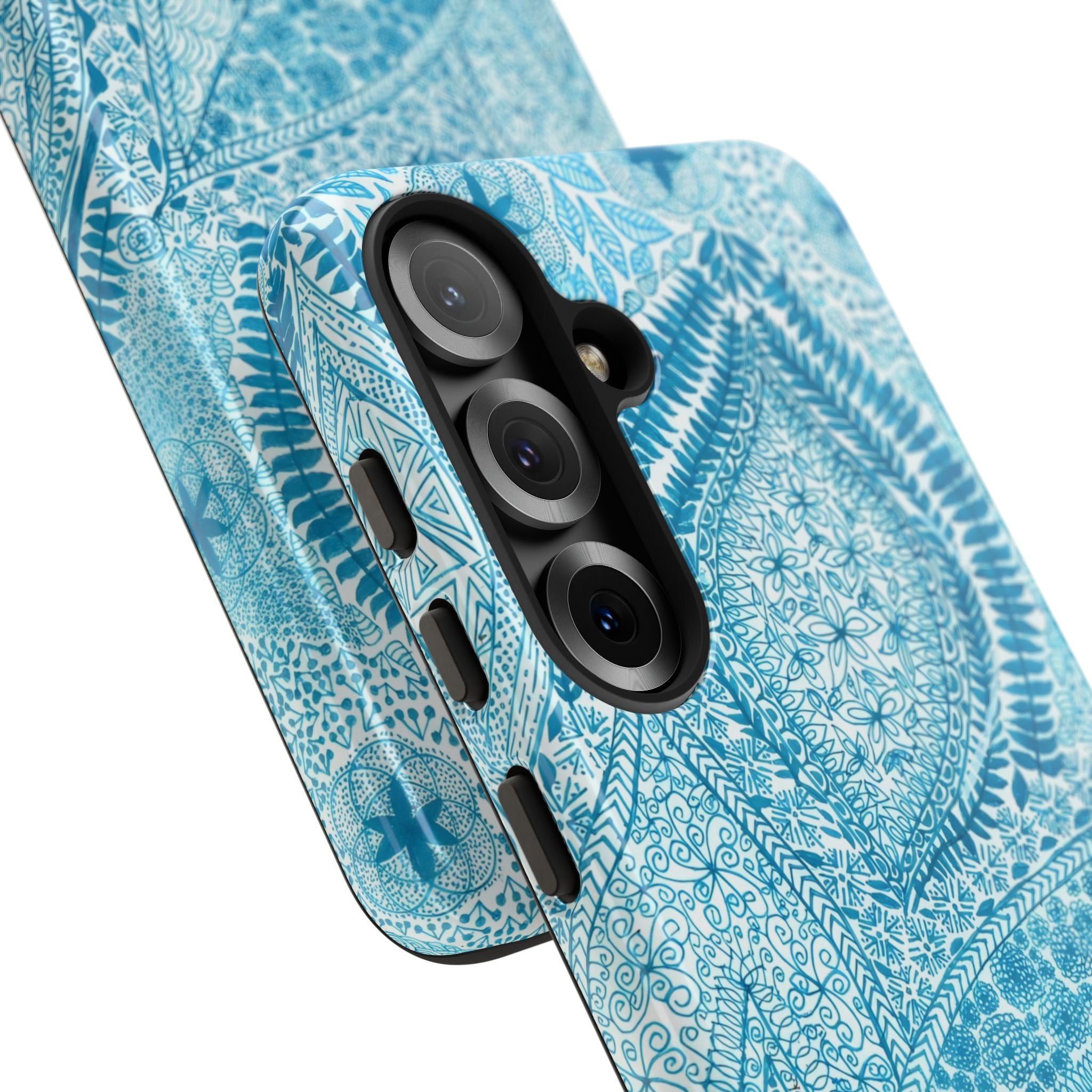 Teal Paisley