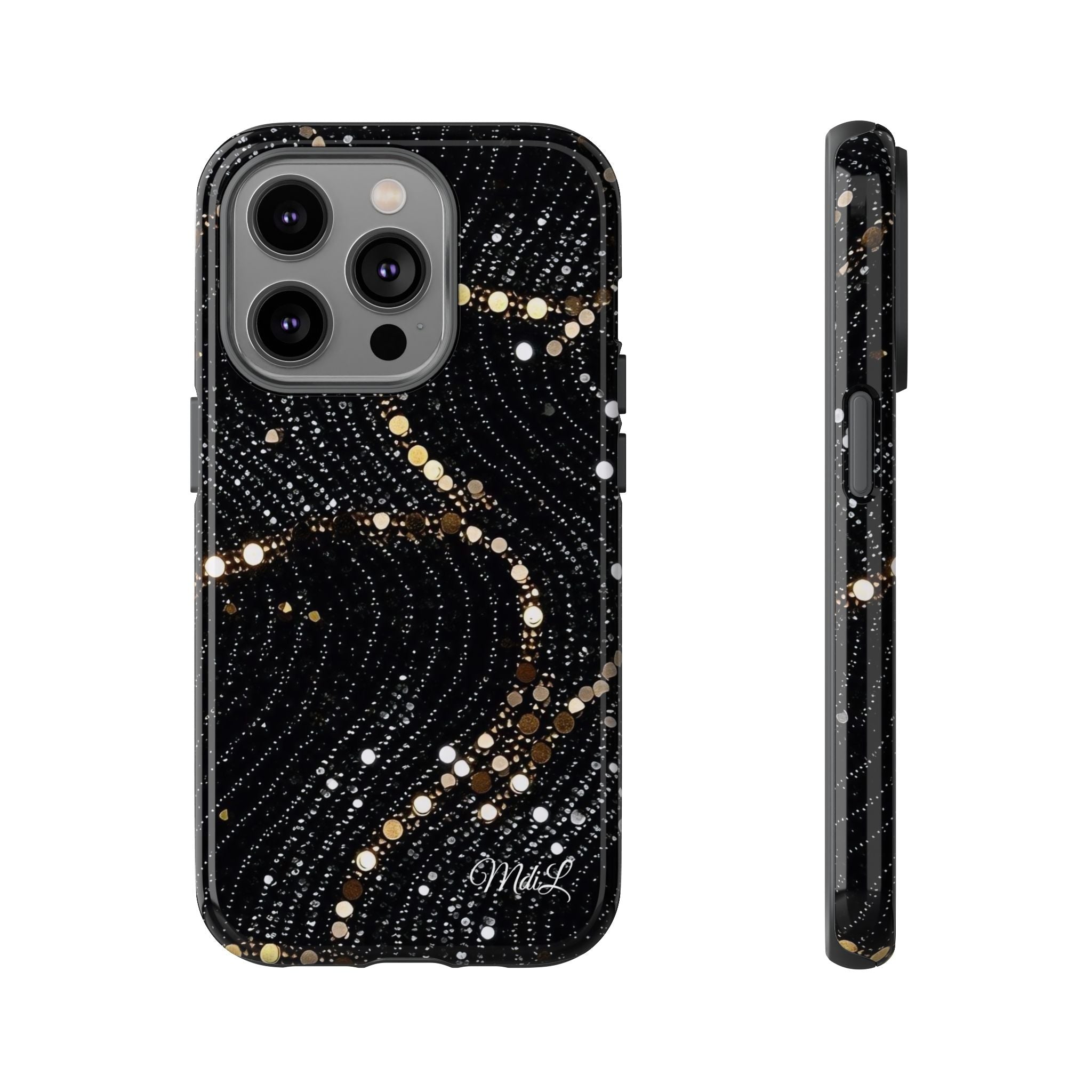 Sequin | Black and Gold - Mare di Luna