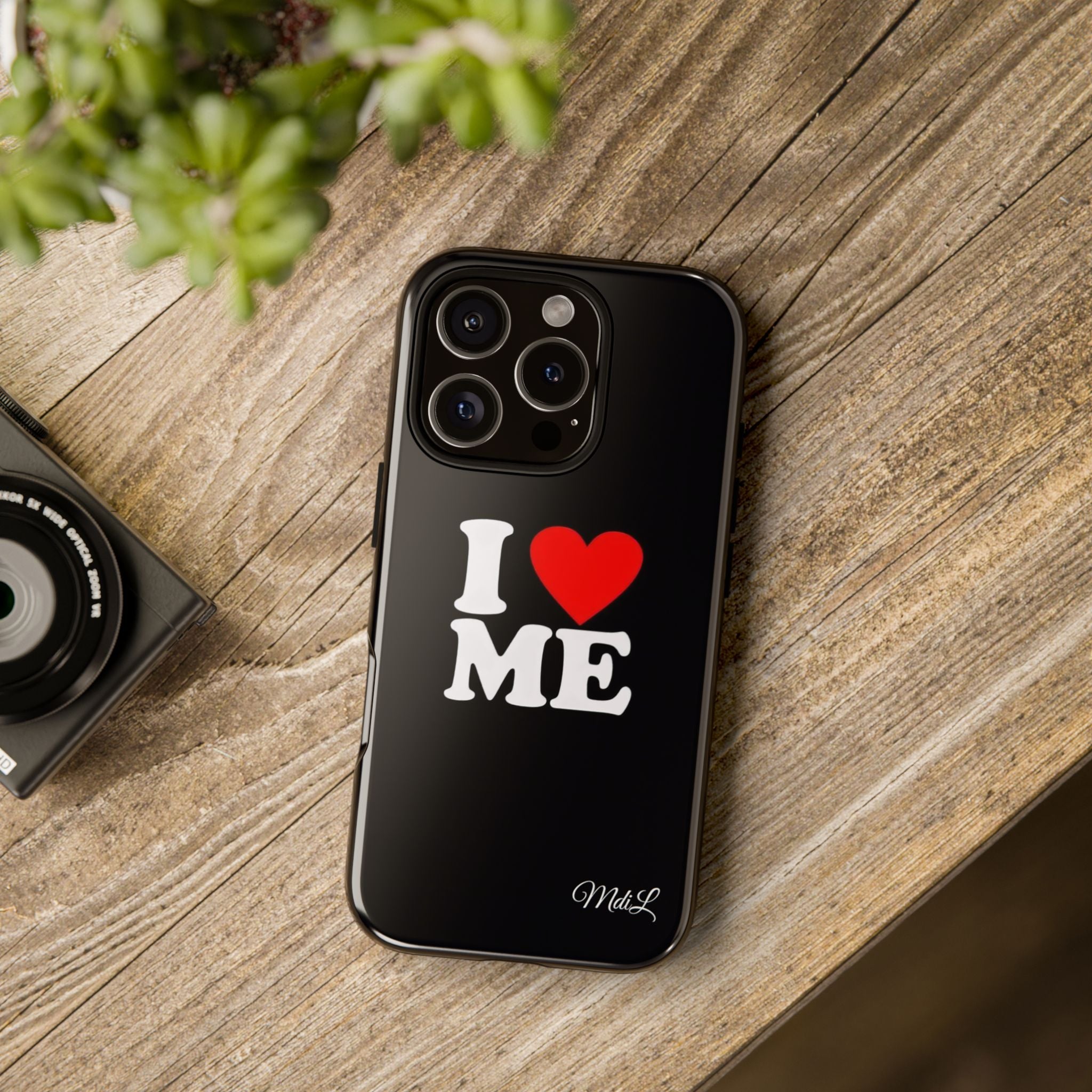 I Love Me iPhone Case