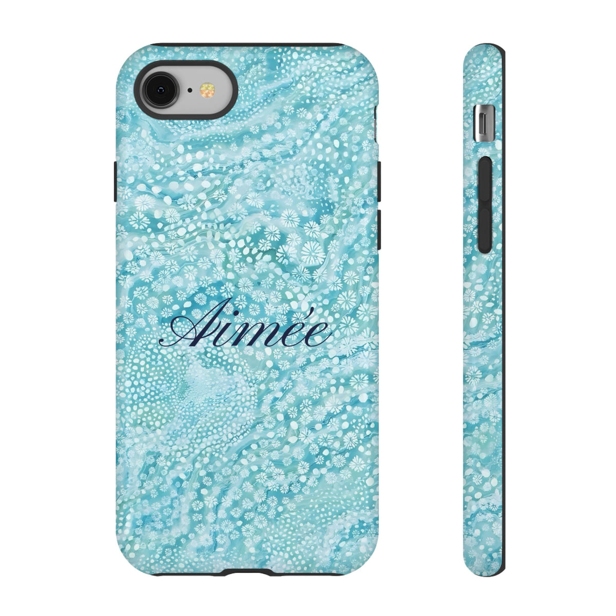 Teal Florals Personalized
