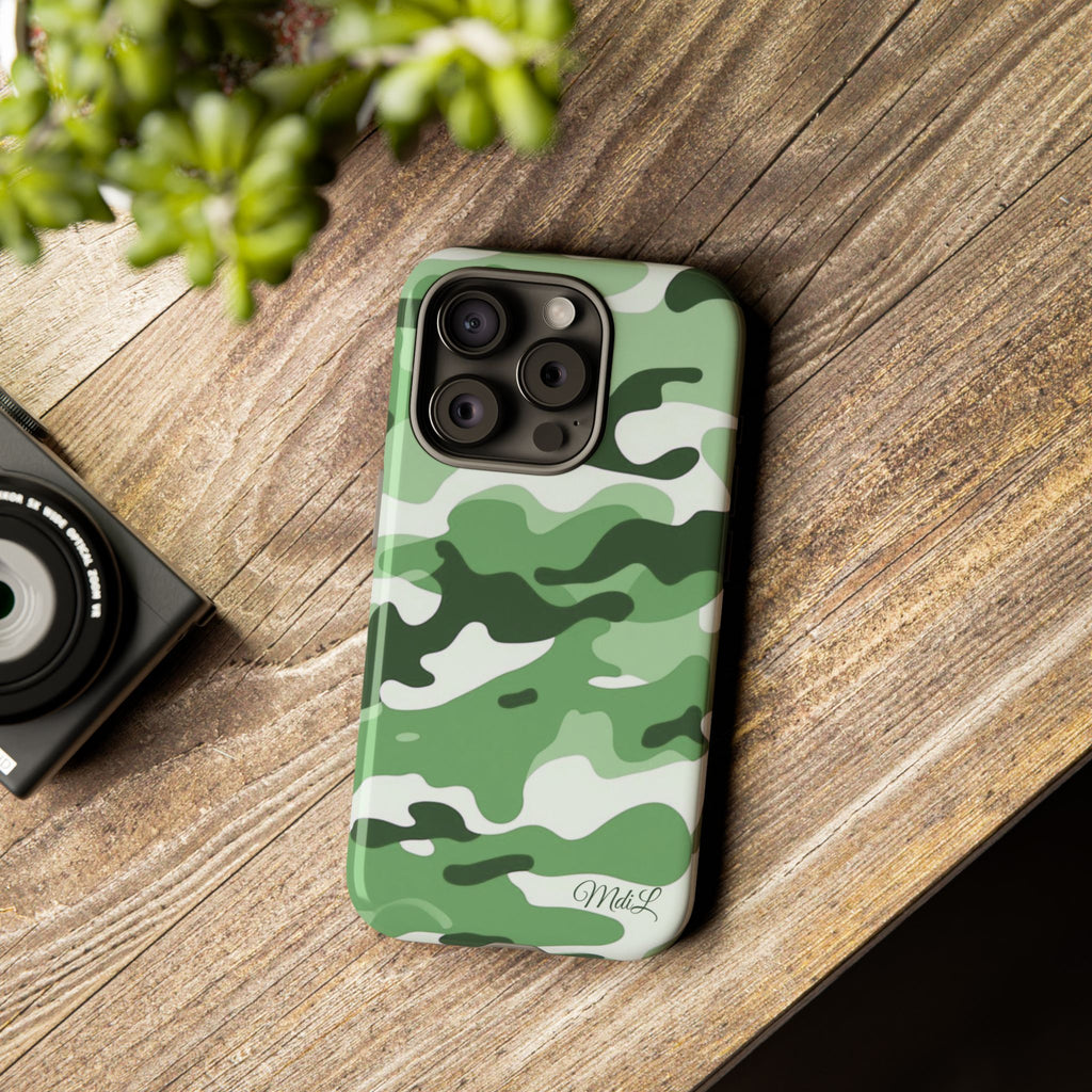 Mint Camo iPhone Case