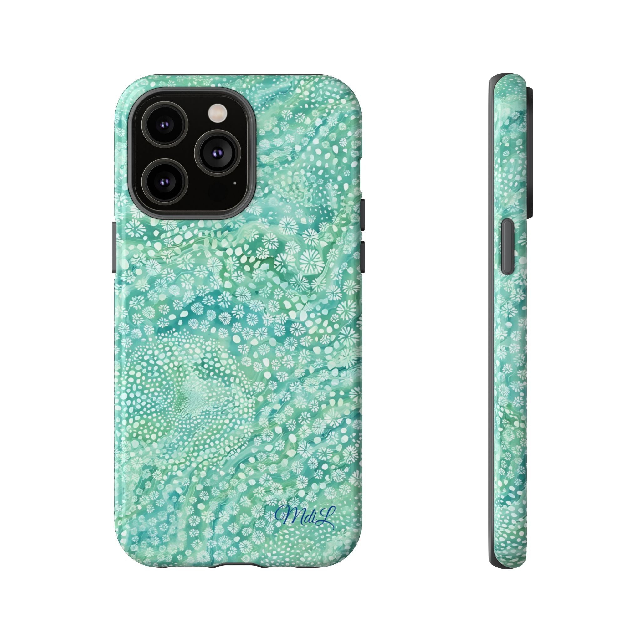 Teal Florals