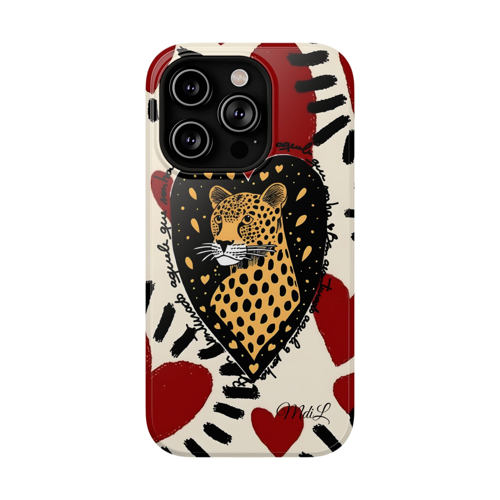 Leopard Hearts MagSafe