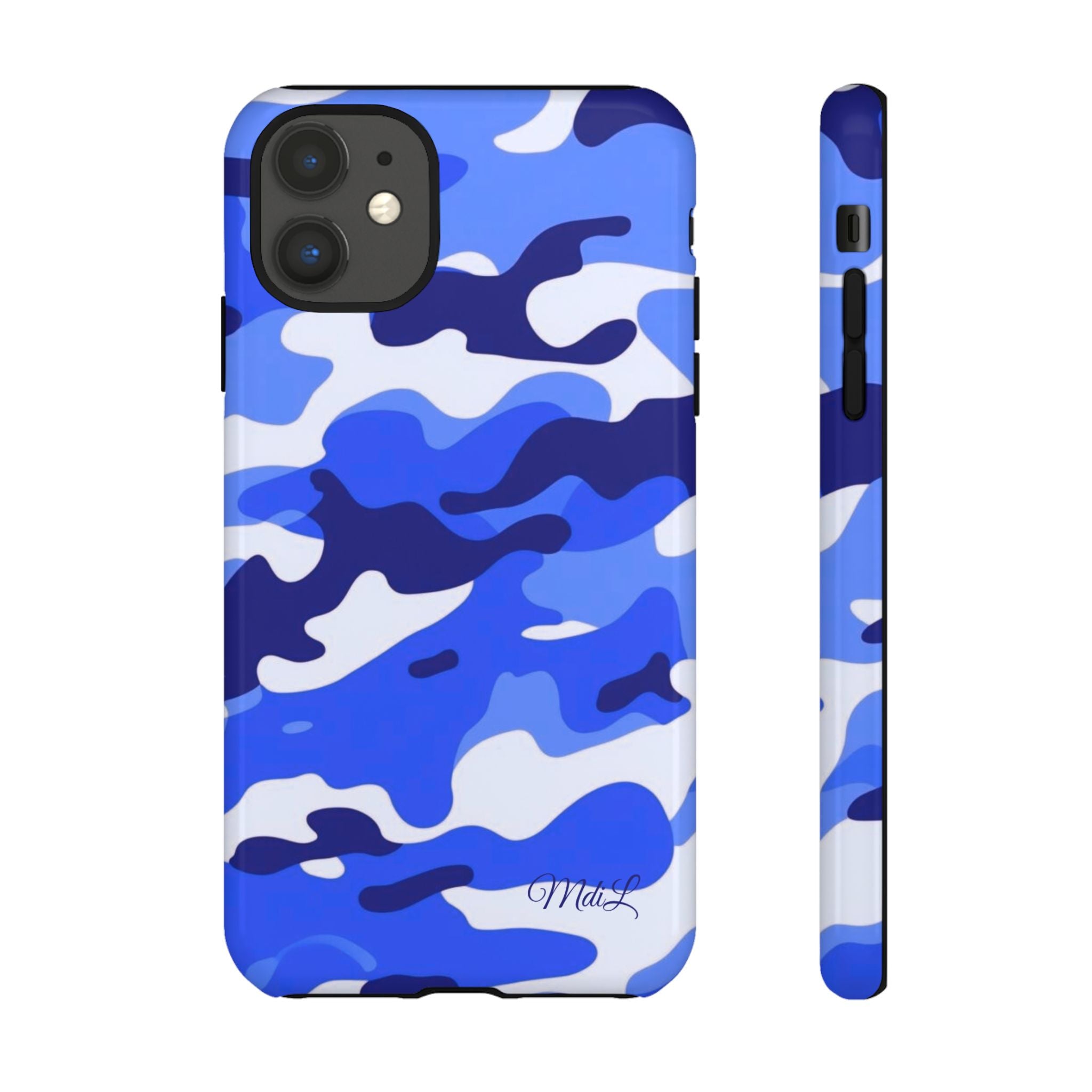 Blue Camo iPhone Case