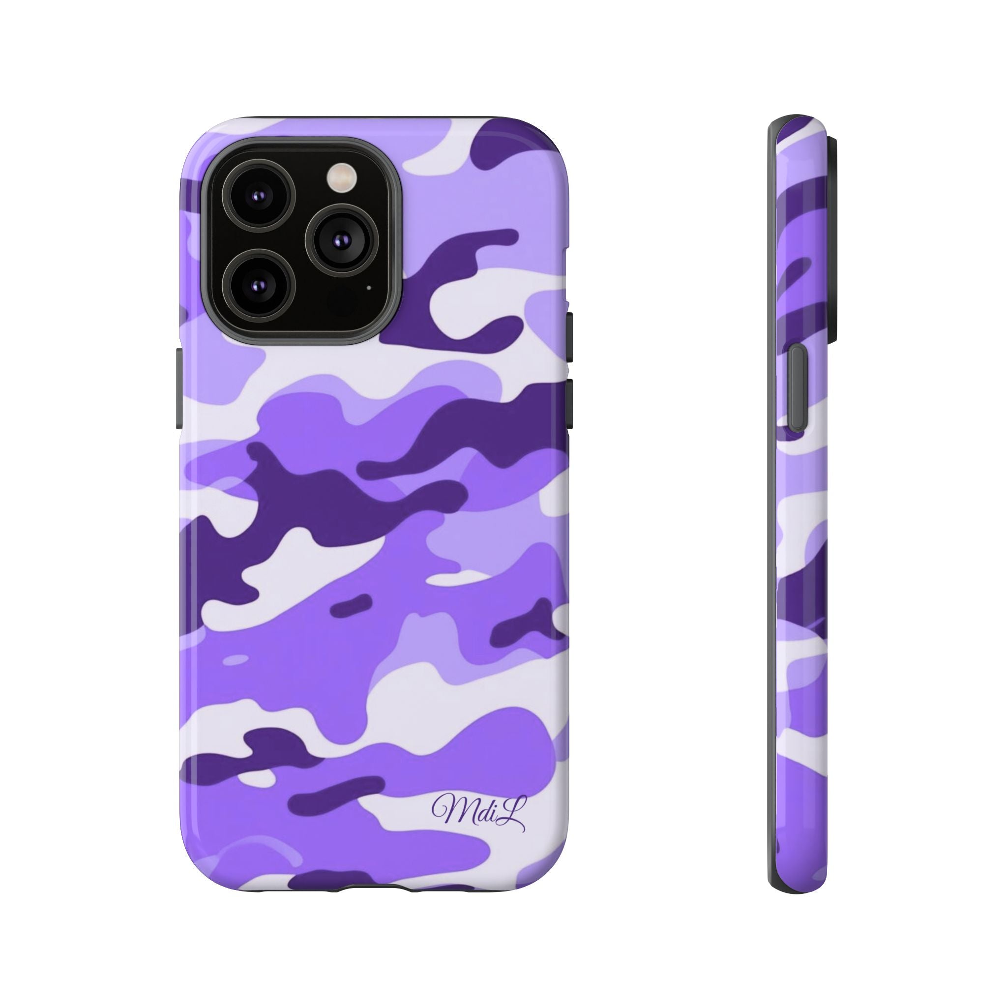 Purple Camo iPhone Case
