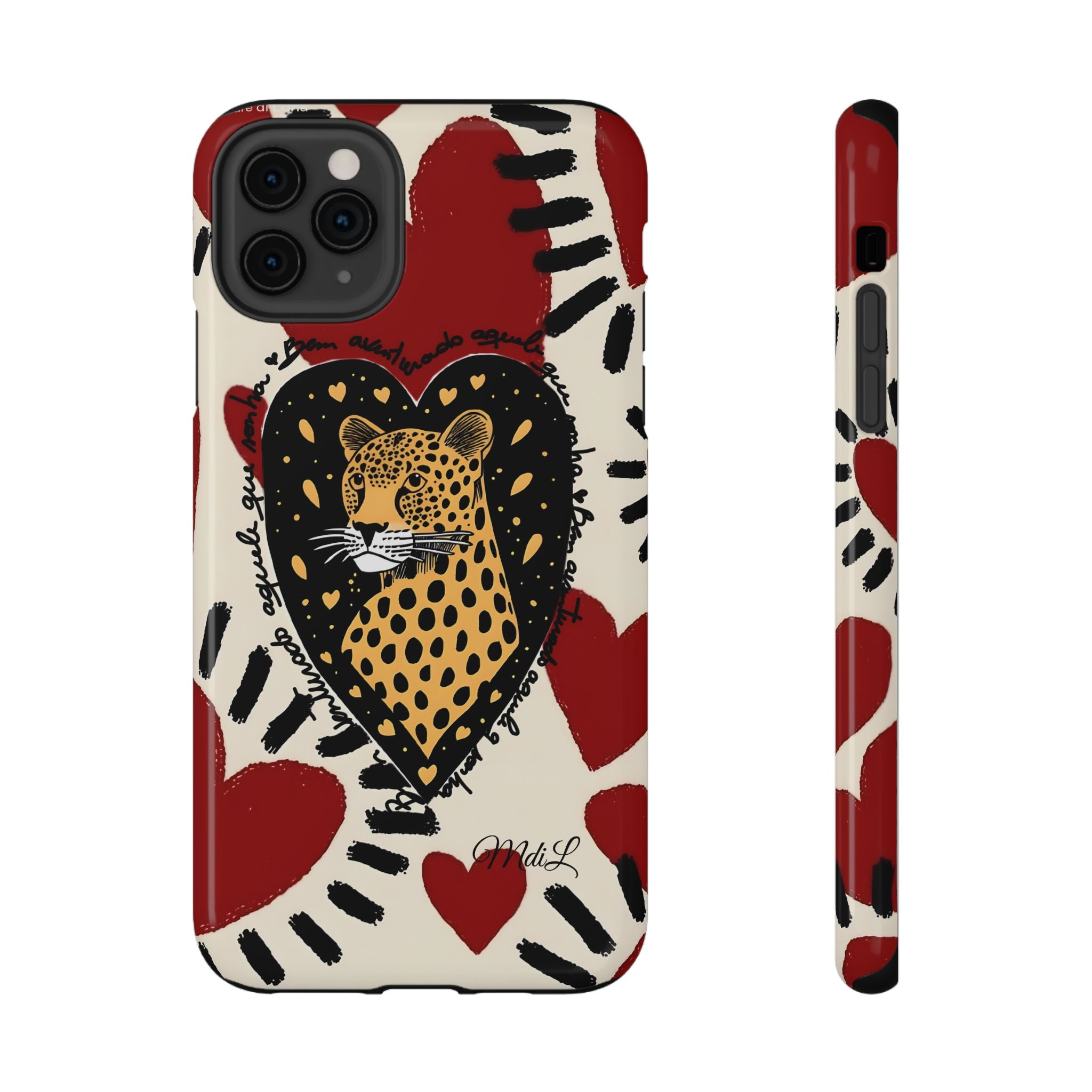 Leopard Hearts MagSafe