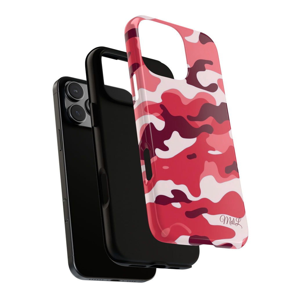 Red Camo iPhone Case