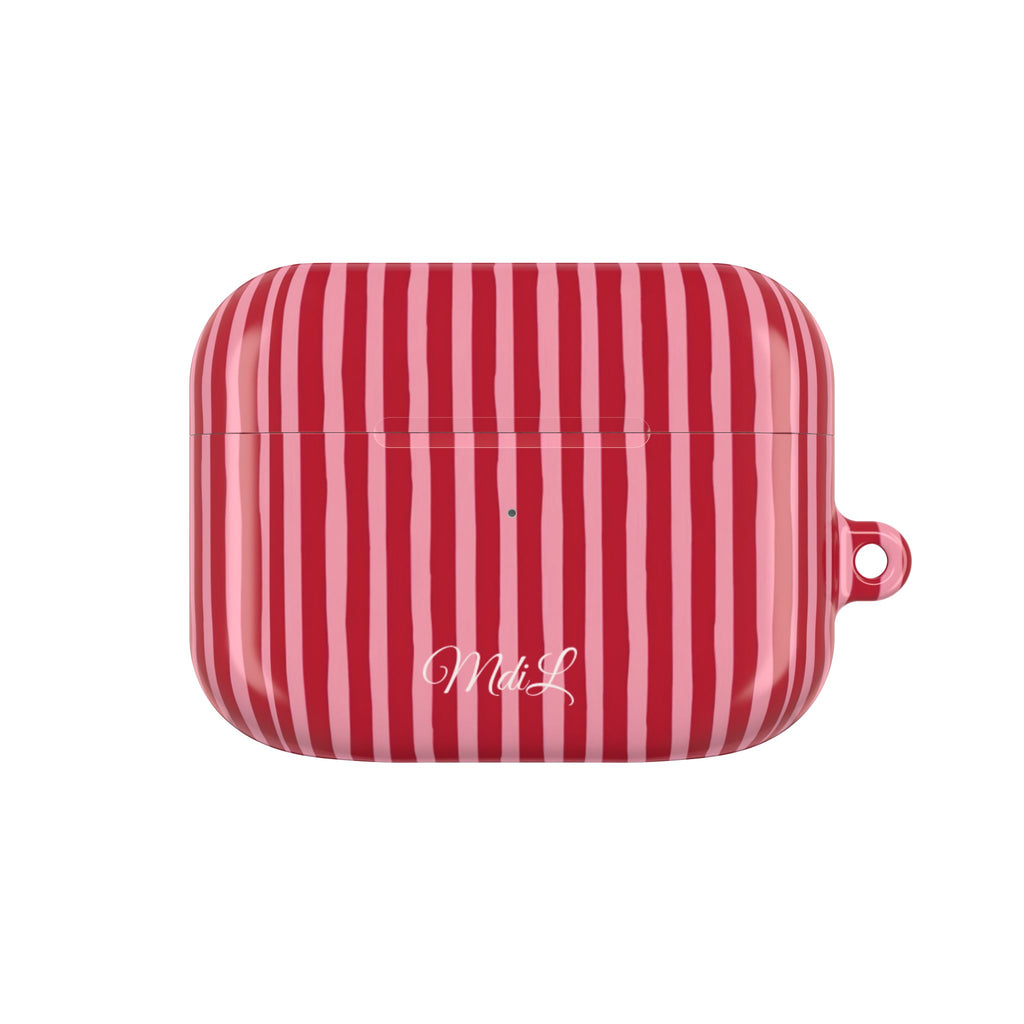 Strawberry Stripes AirPods Case