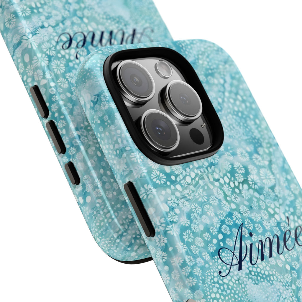 Teal Florals Personalized