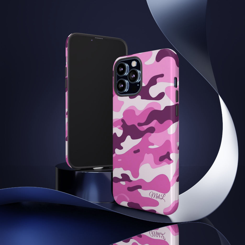 Fuschia Camo iPhone Case