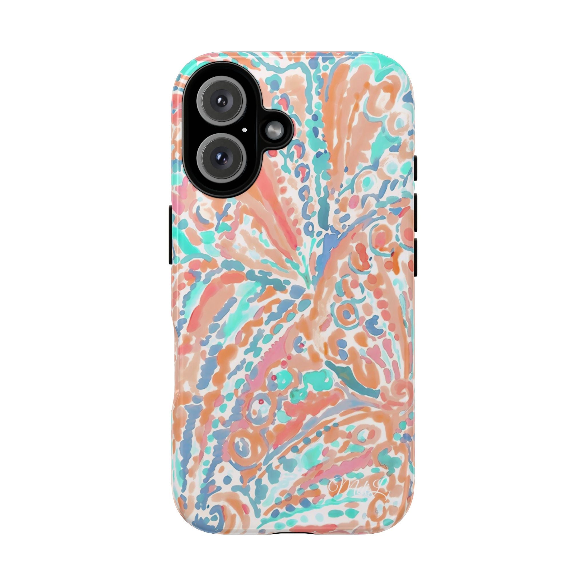 Coral & Teal