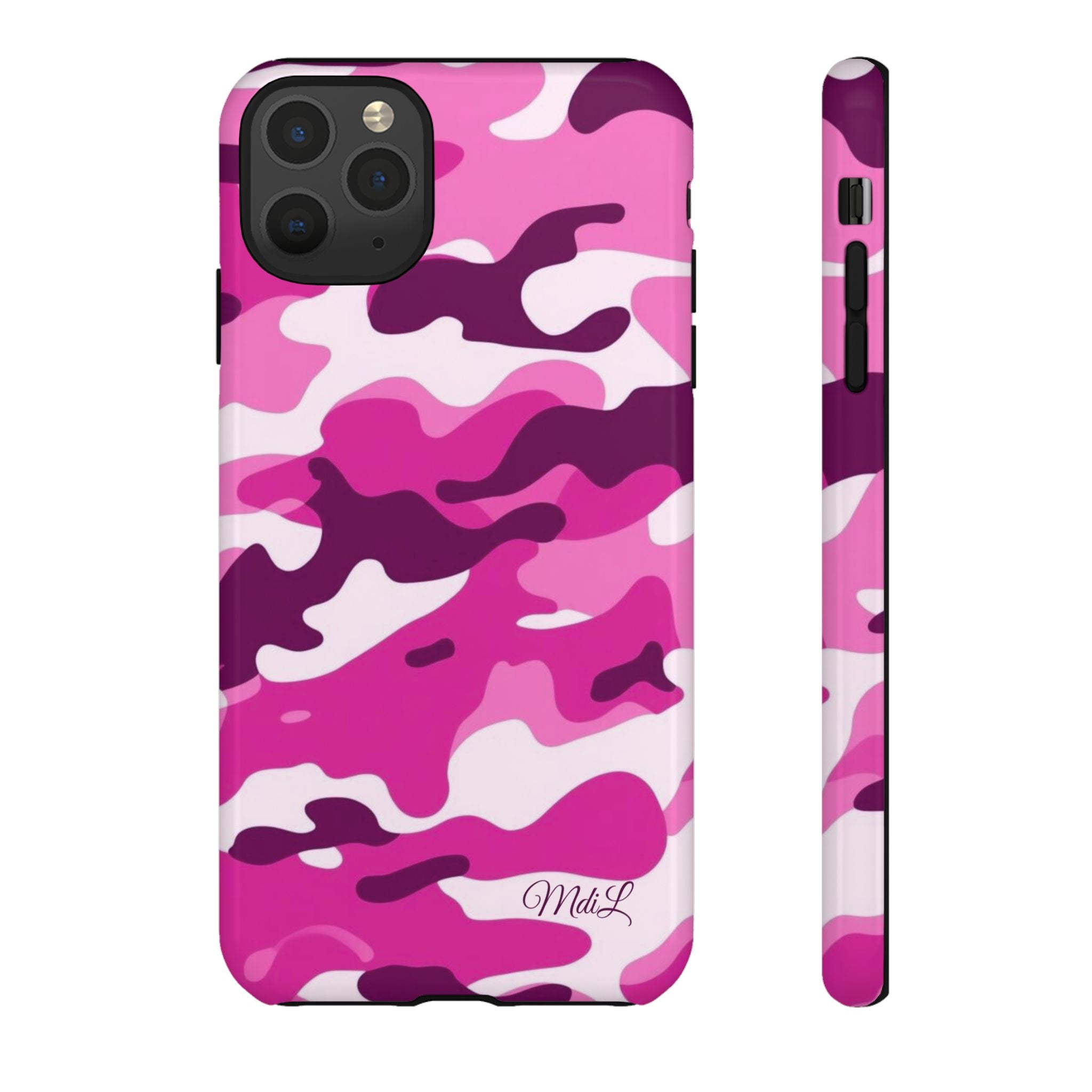 Magenta Camo iPhone Case