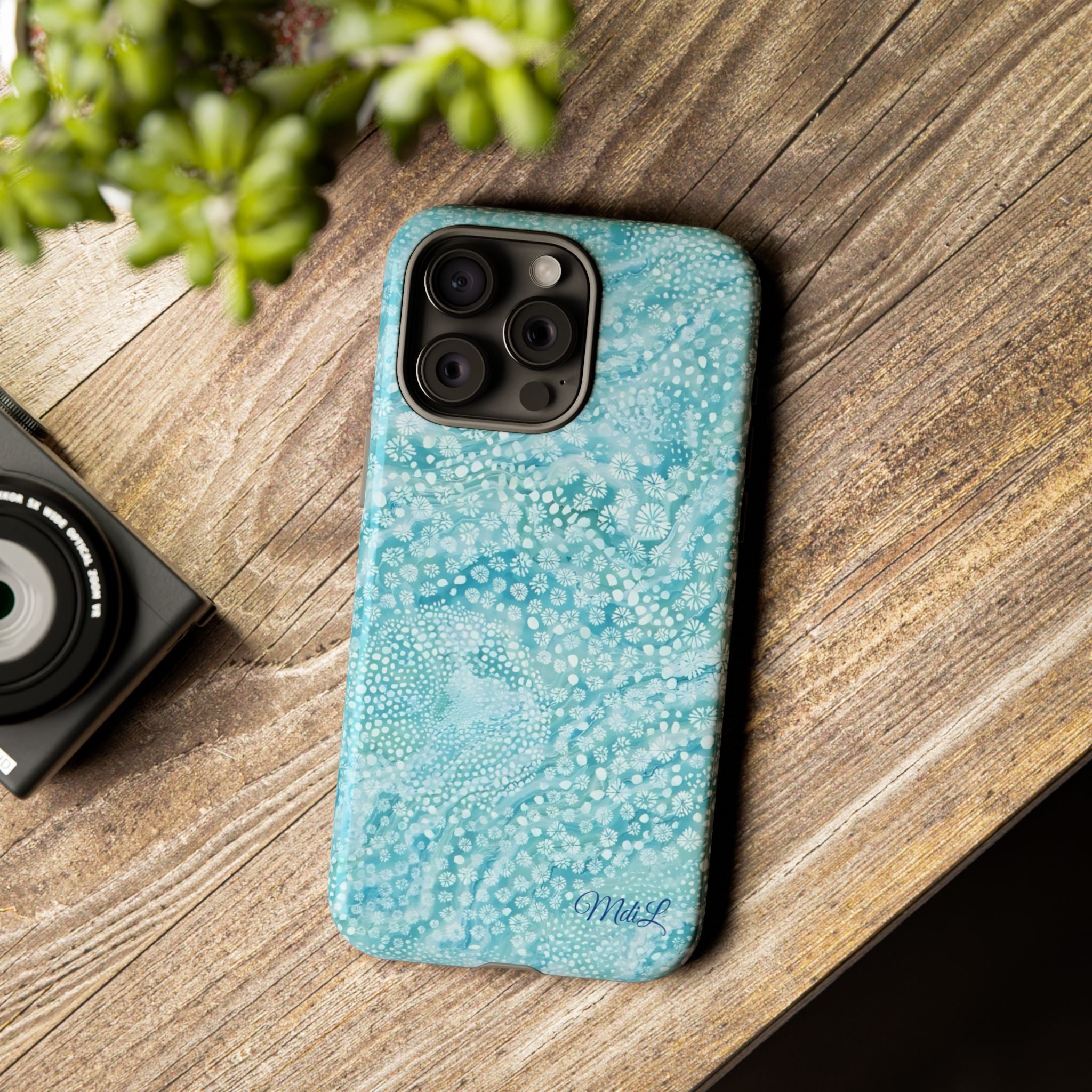 Teal Florals