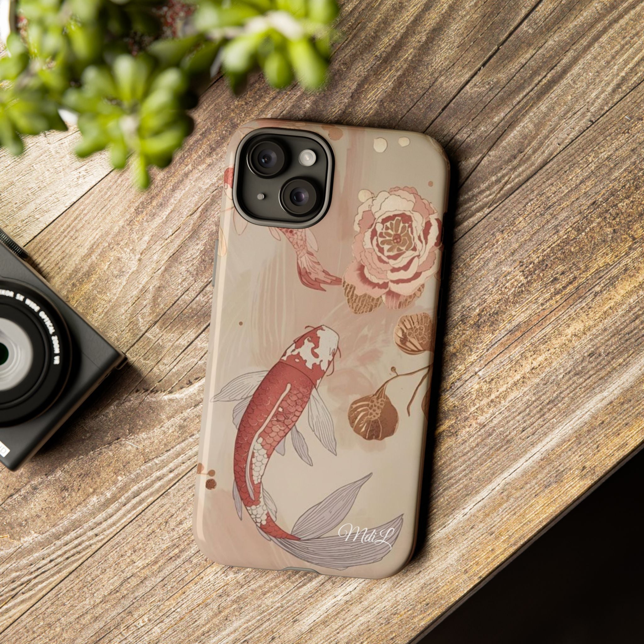 Rosy Koi Pond iPhone Case