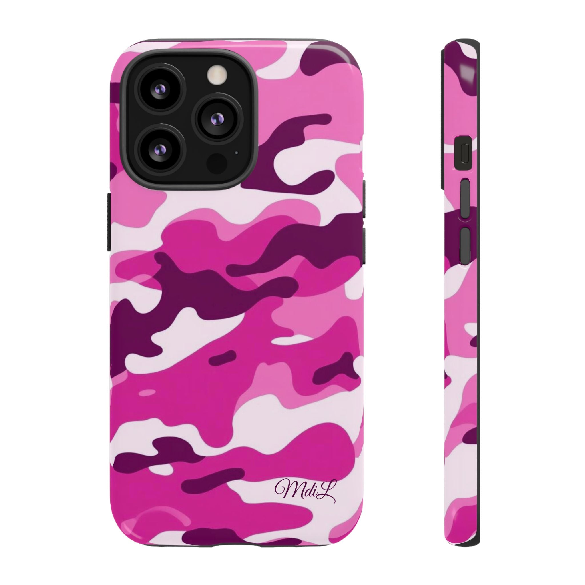 Magenta Camo iPhone Case