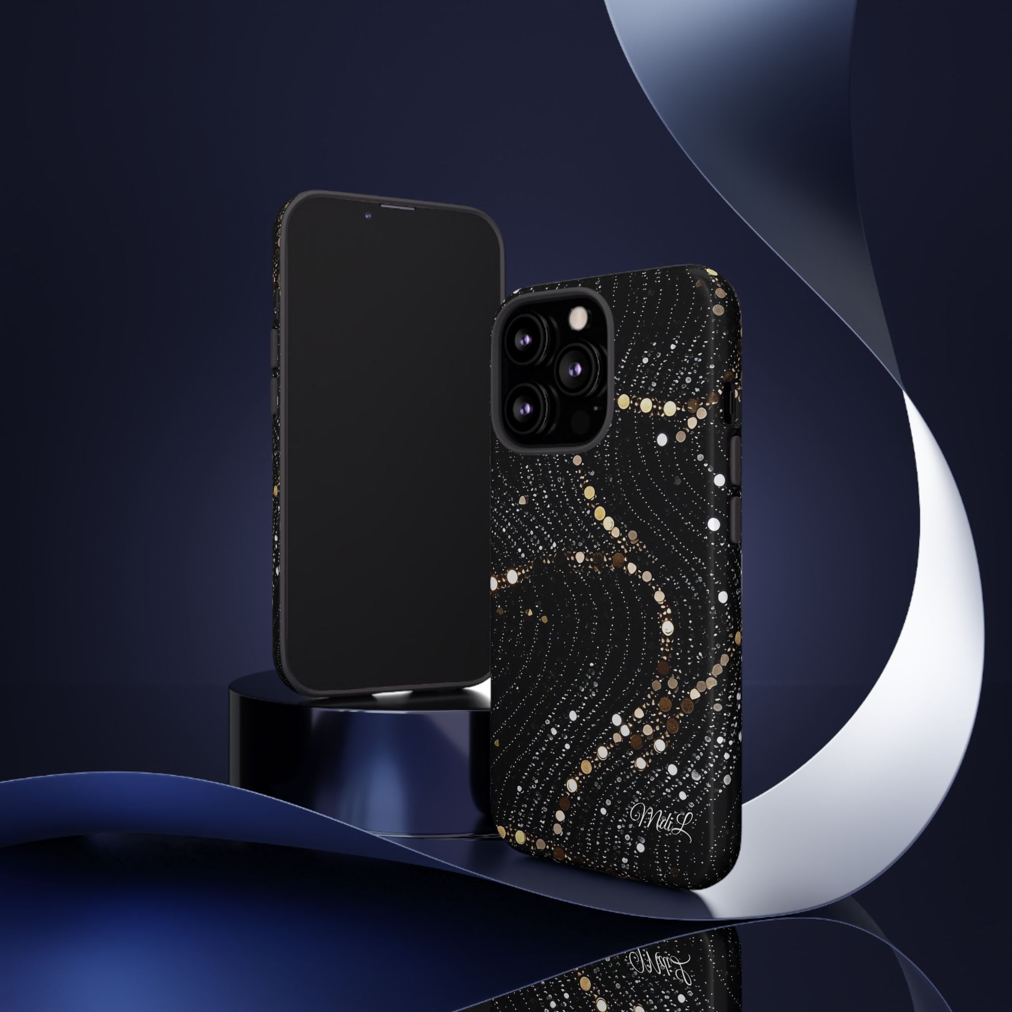 Sequin | Black and Gold - Mare di Luna