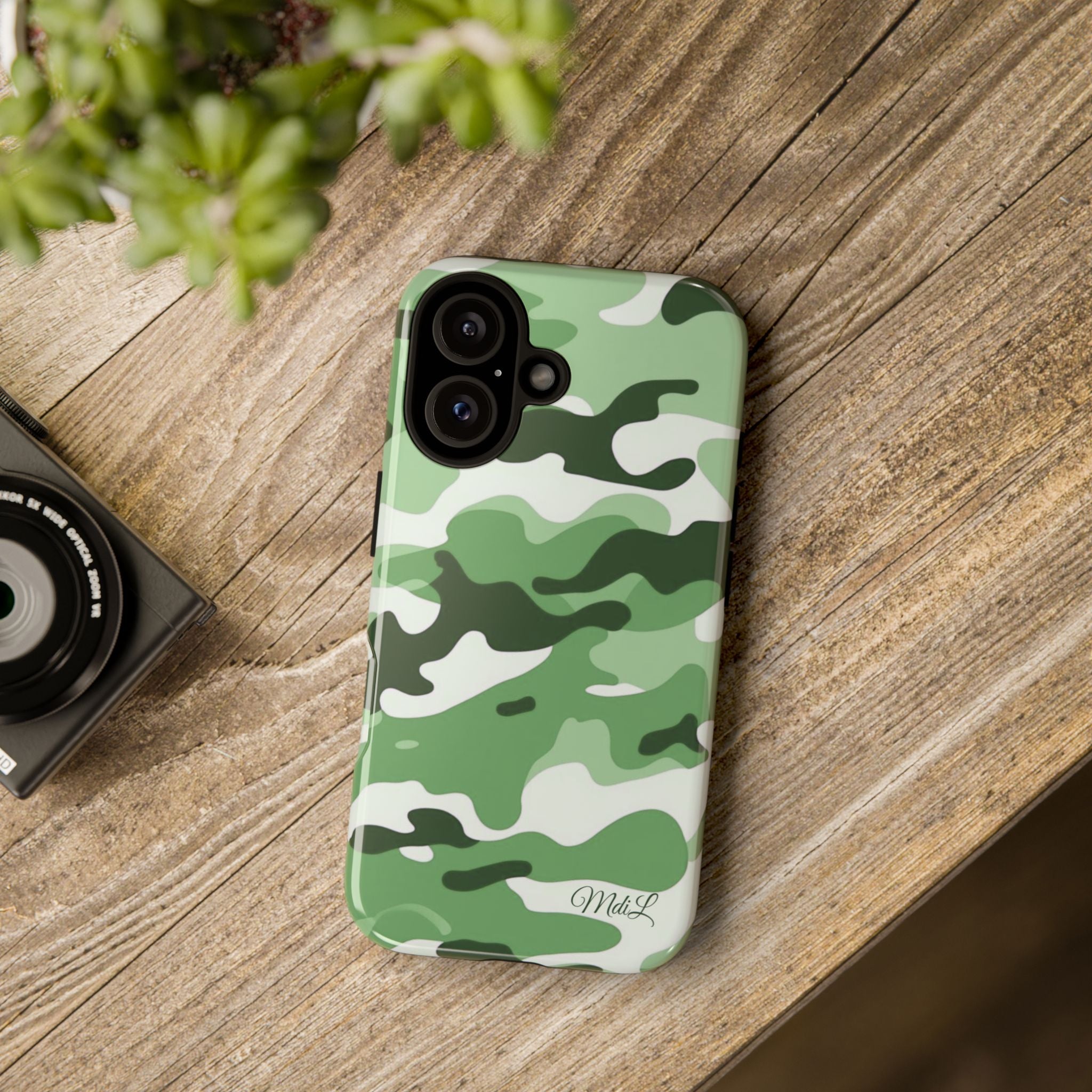 Mint Camo iPhone Case