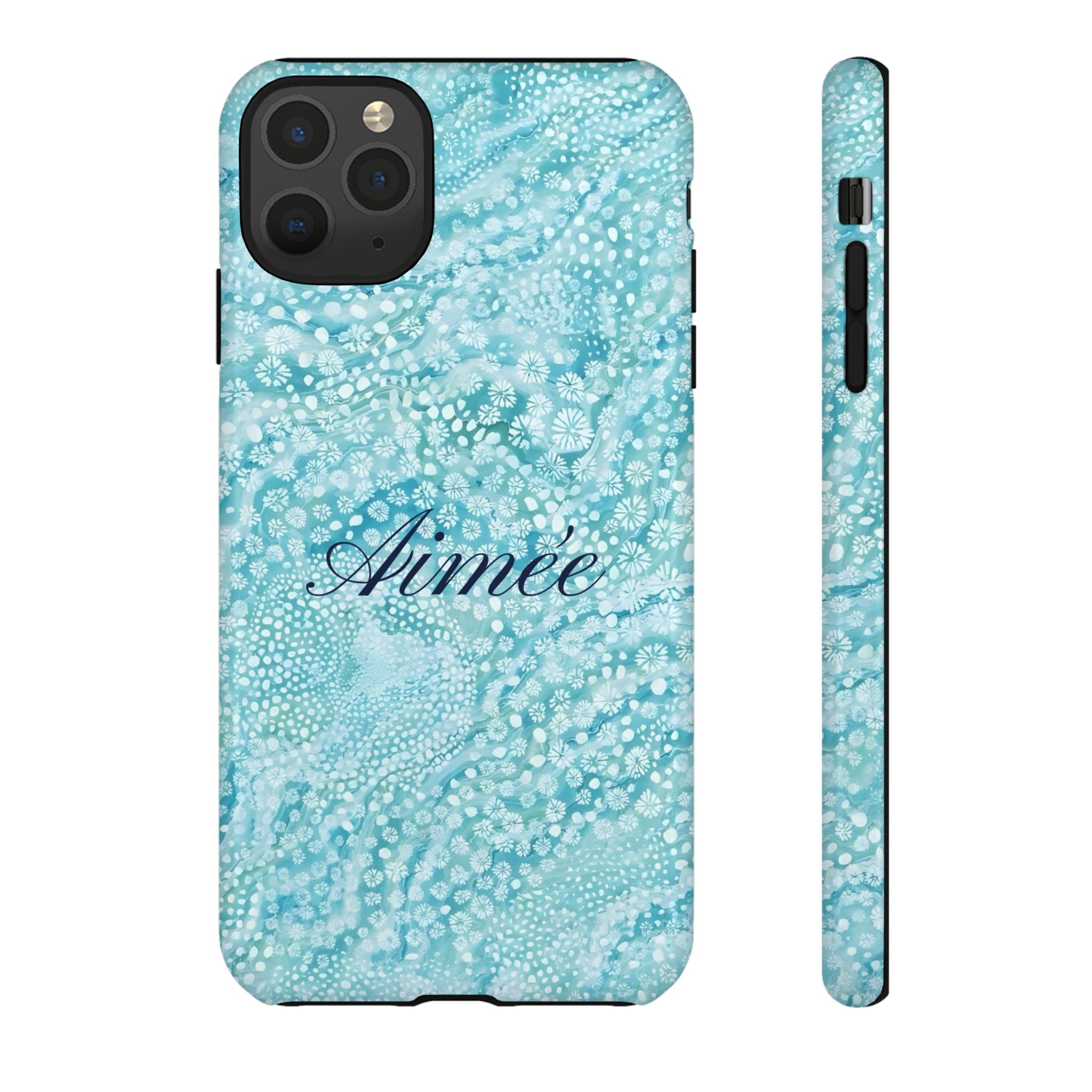 Teal Florals Personalized