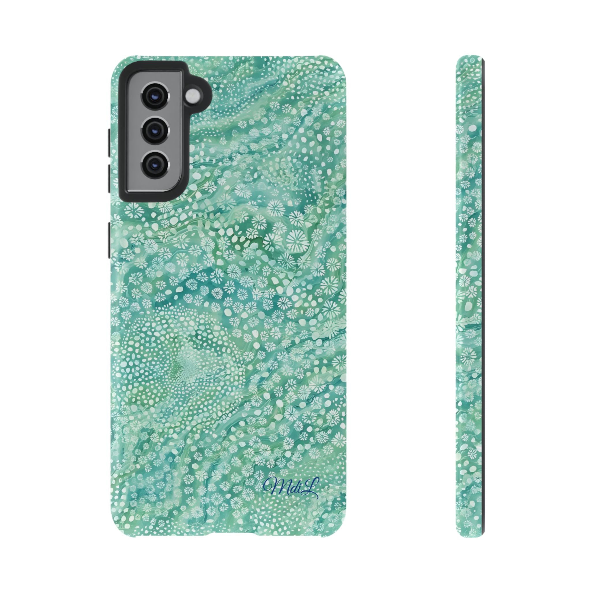 Teal Florals