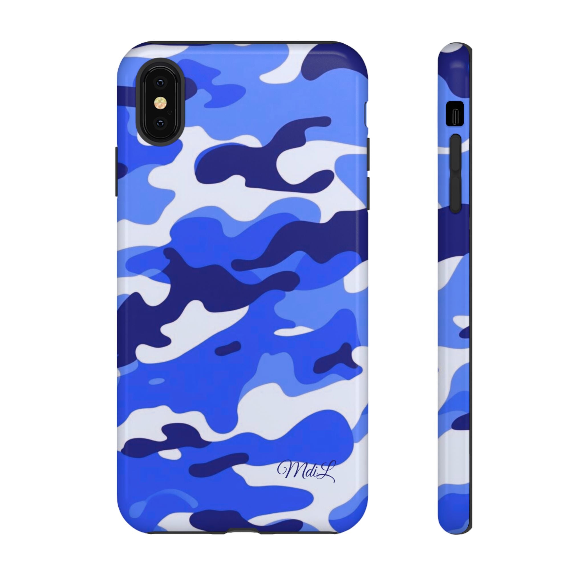 Blue Camo iPhone Case