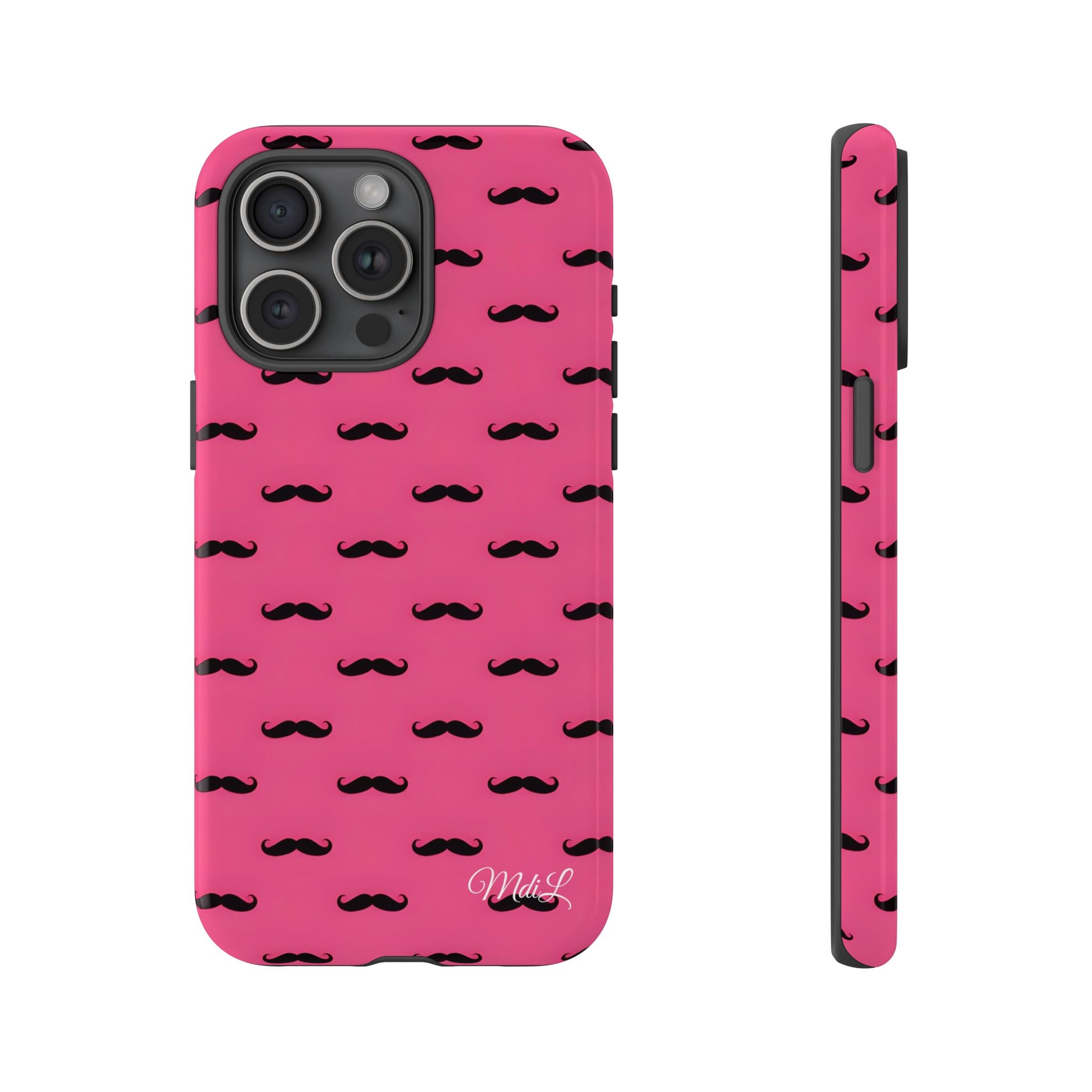 Pink Moustache iPhone Case