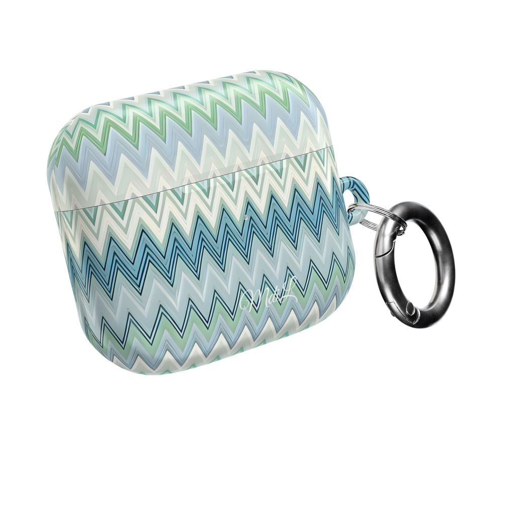 Teal Zag AirPods Case