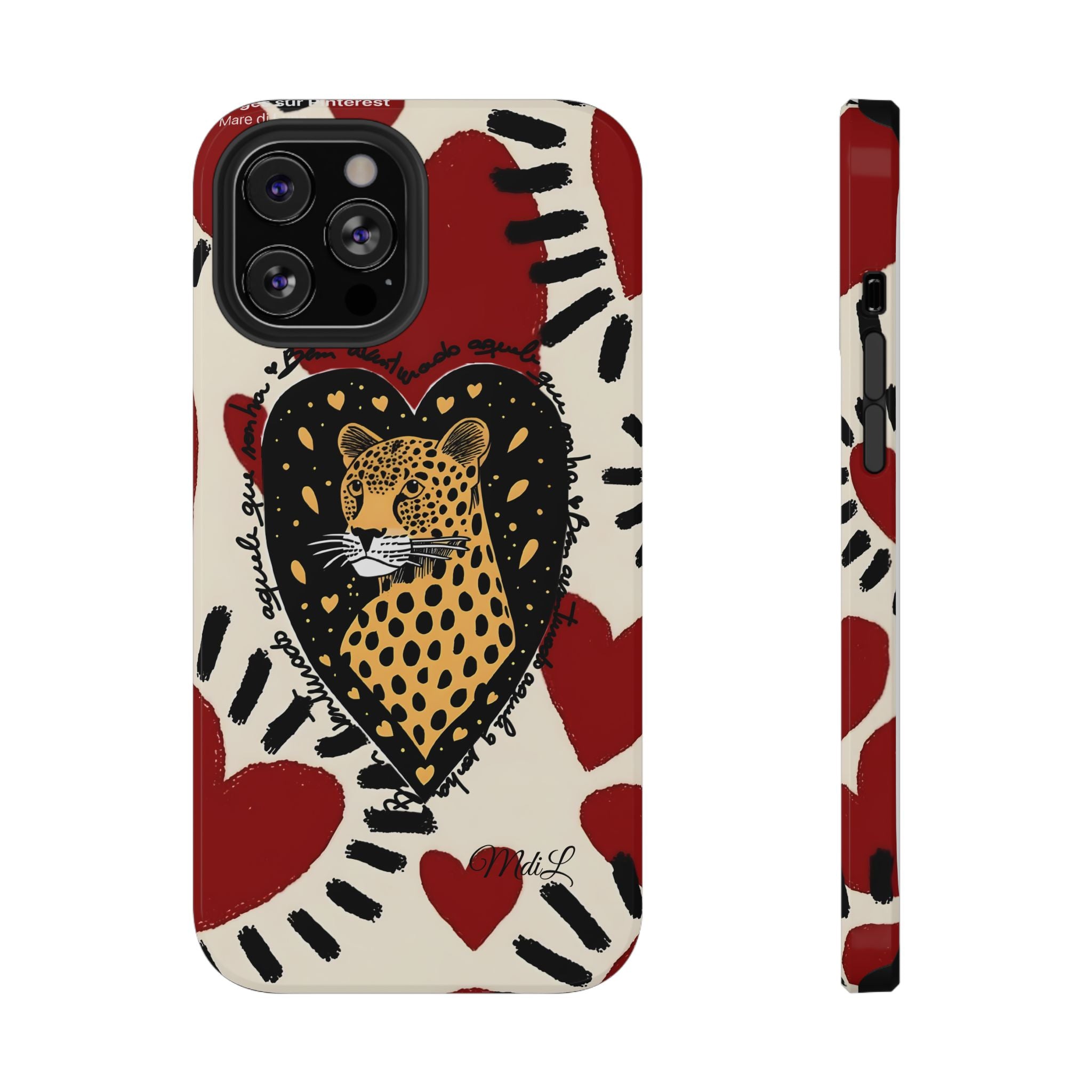 Leopard Hearts MagSafe