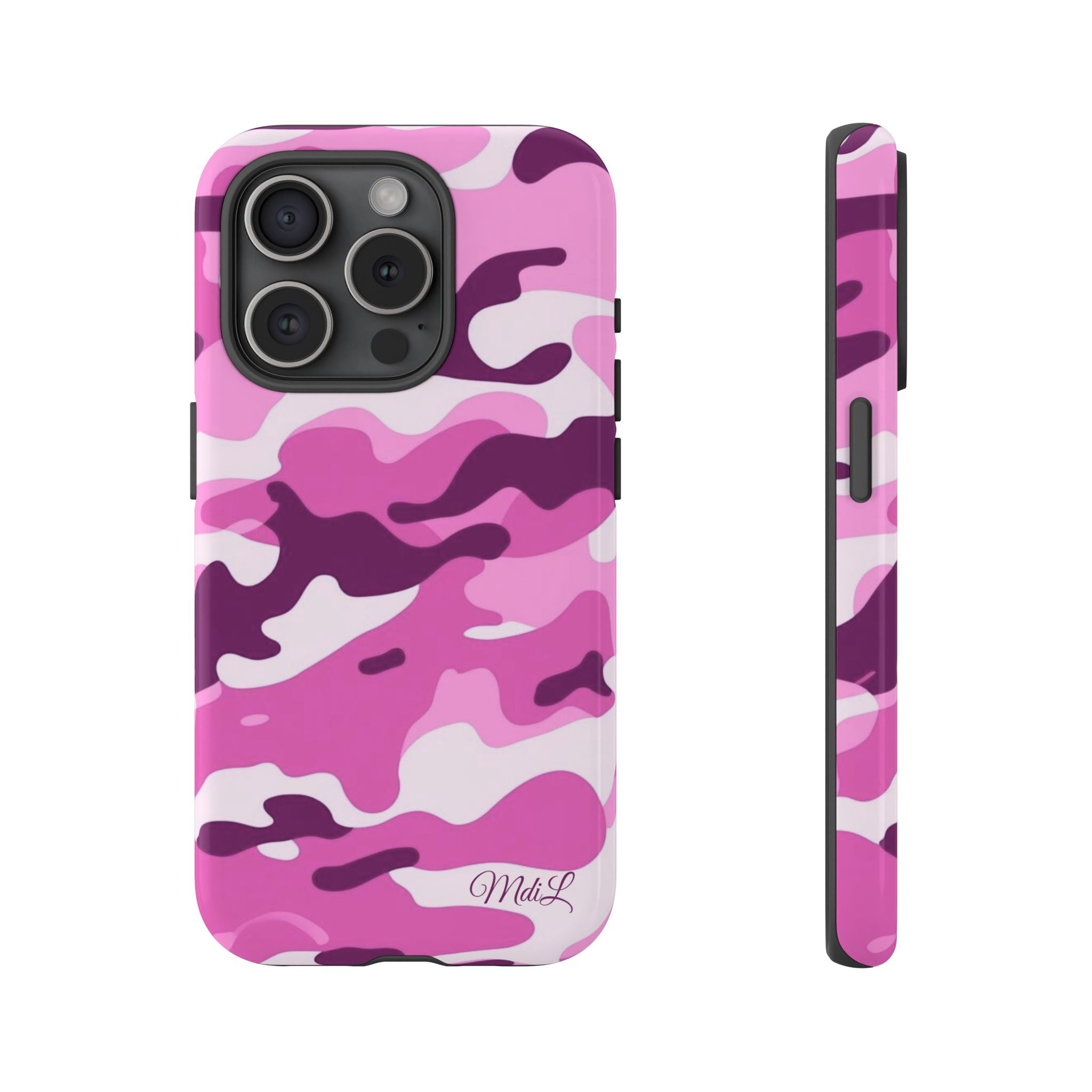 Fuschia Camo iPhone Case
