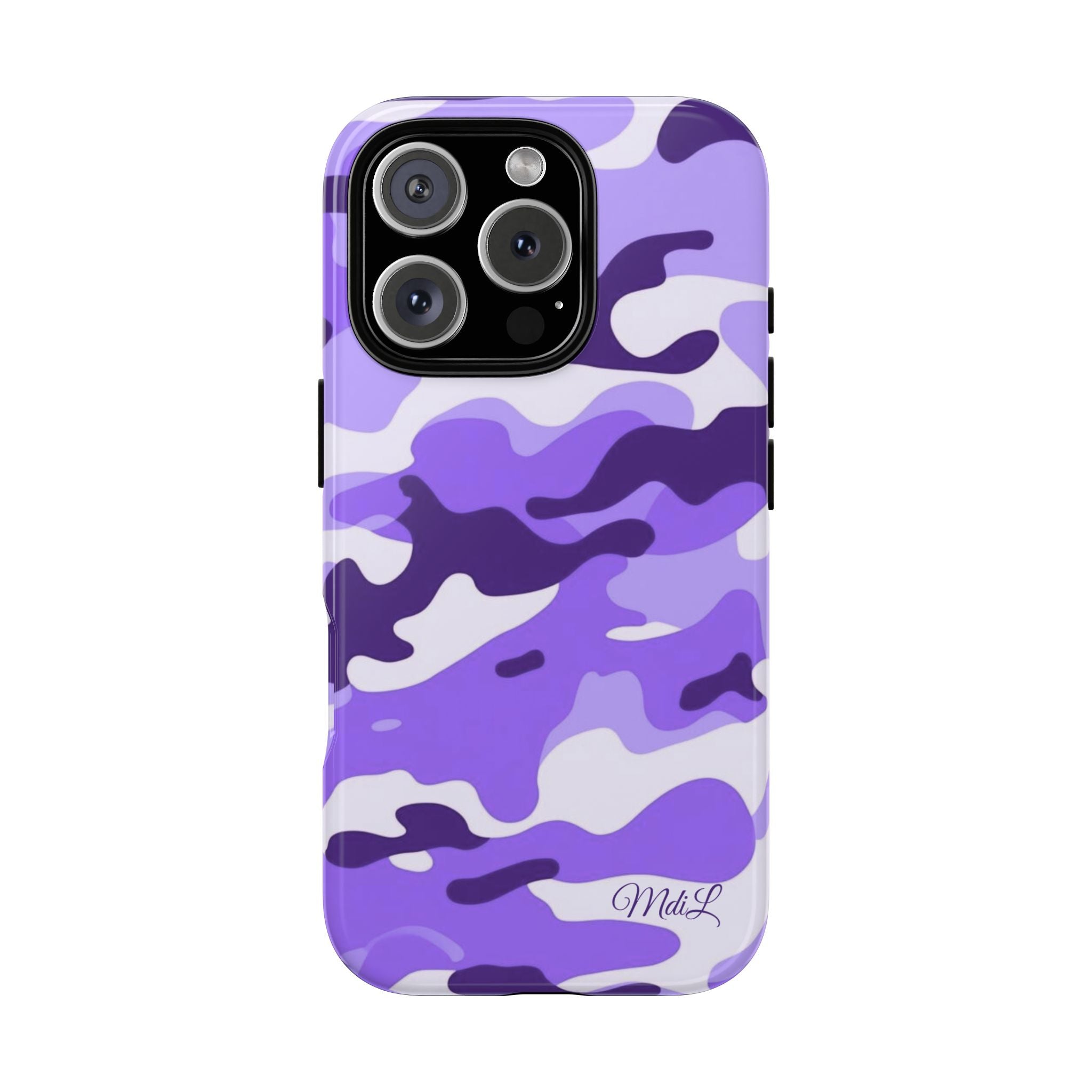 Purple Camo iPhone Case